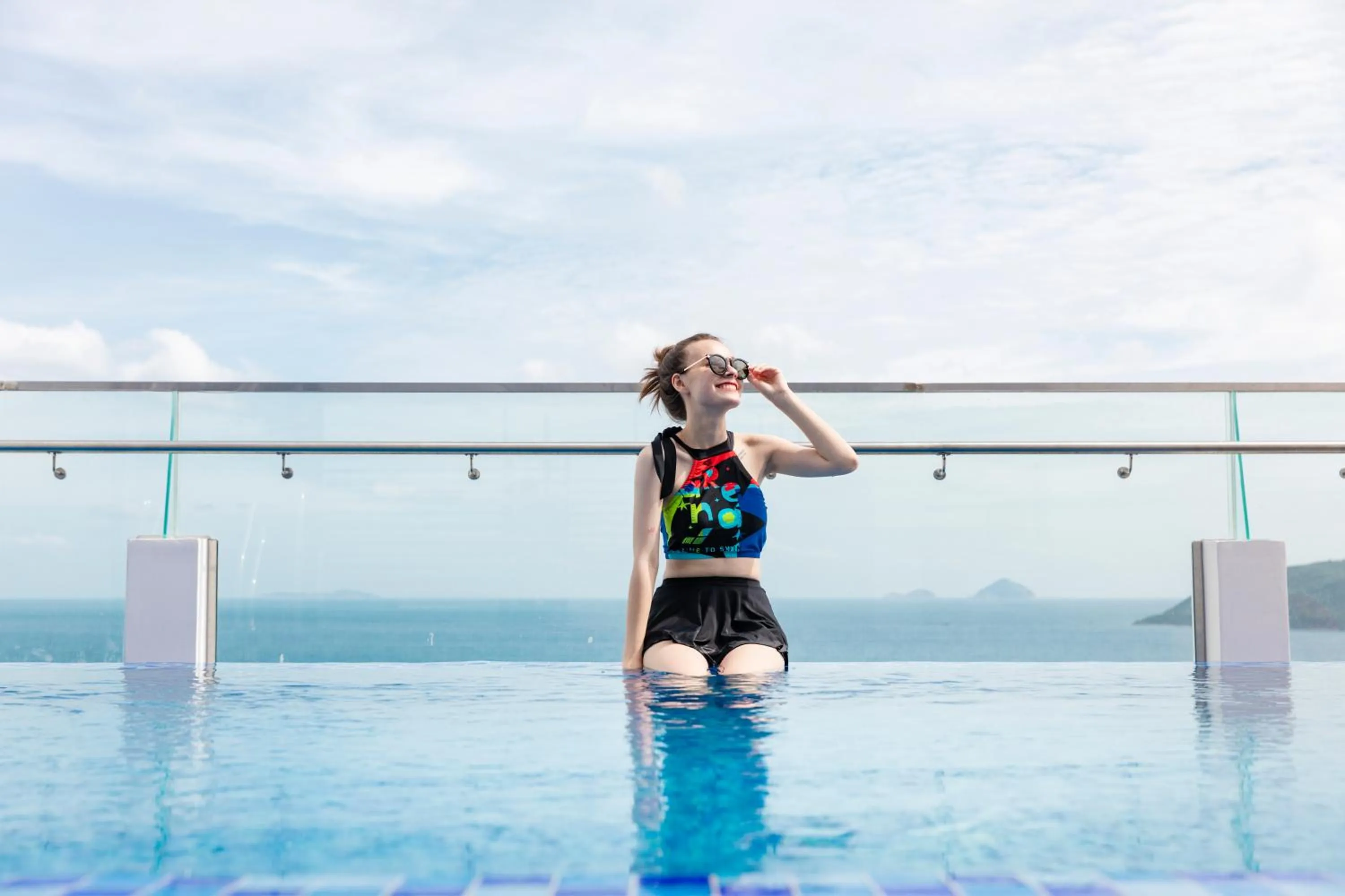 Swimming pool in Sun Kiss Hotel