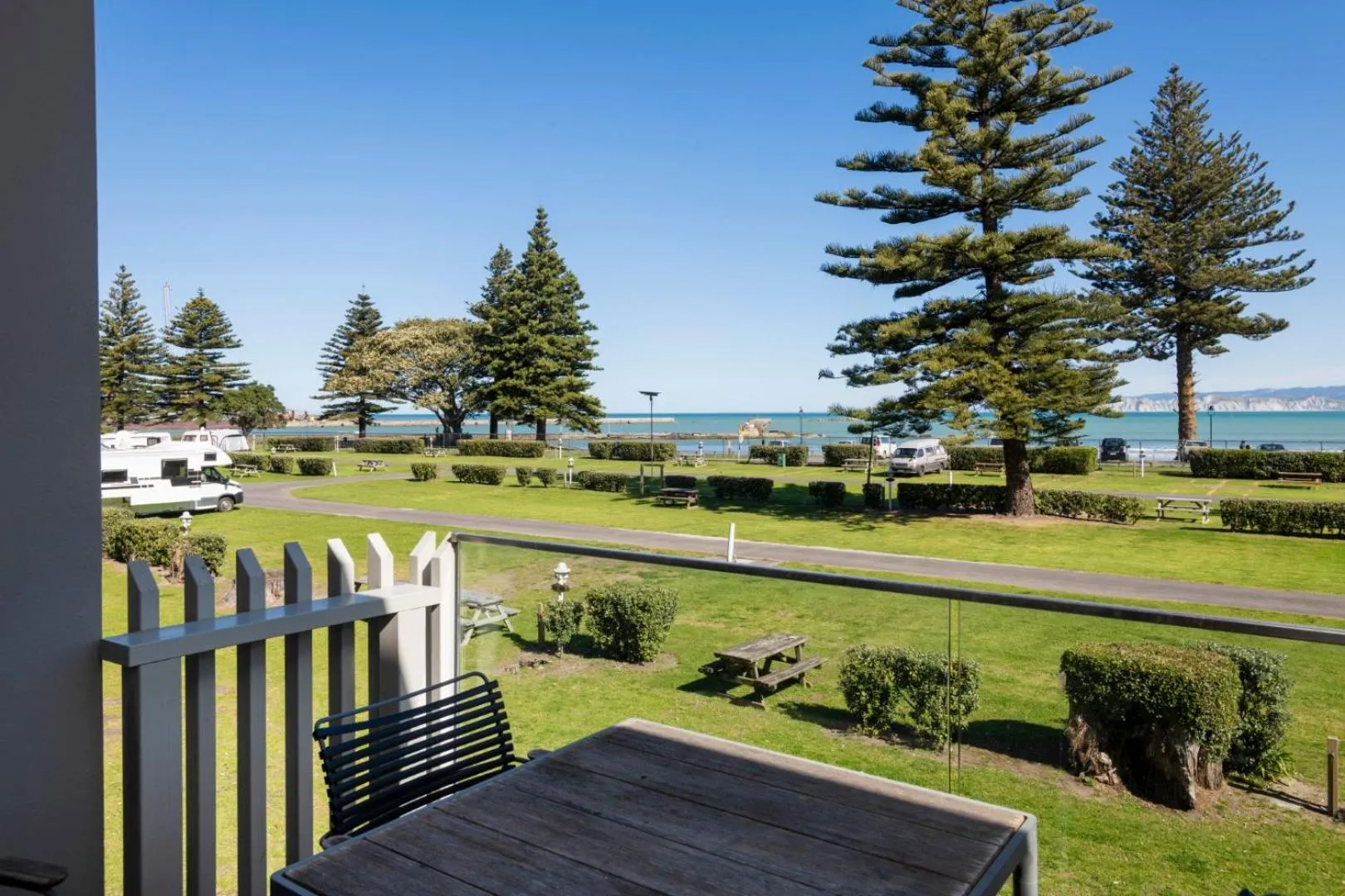 View (from property/room) in Waikanae Beach Ocean View Apartments