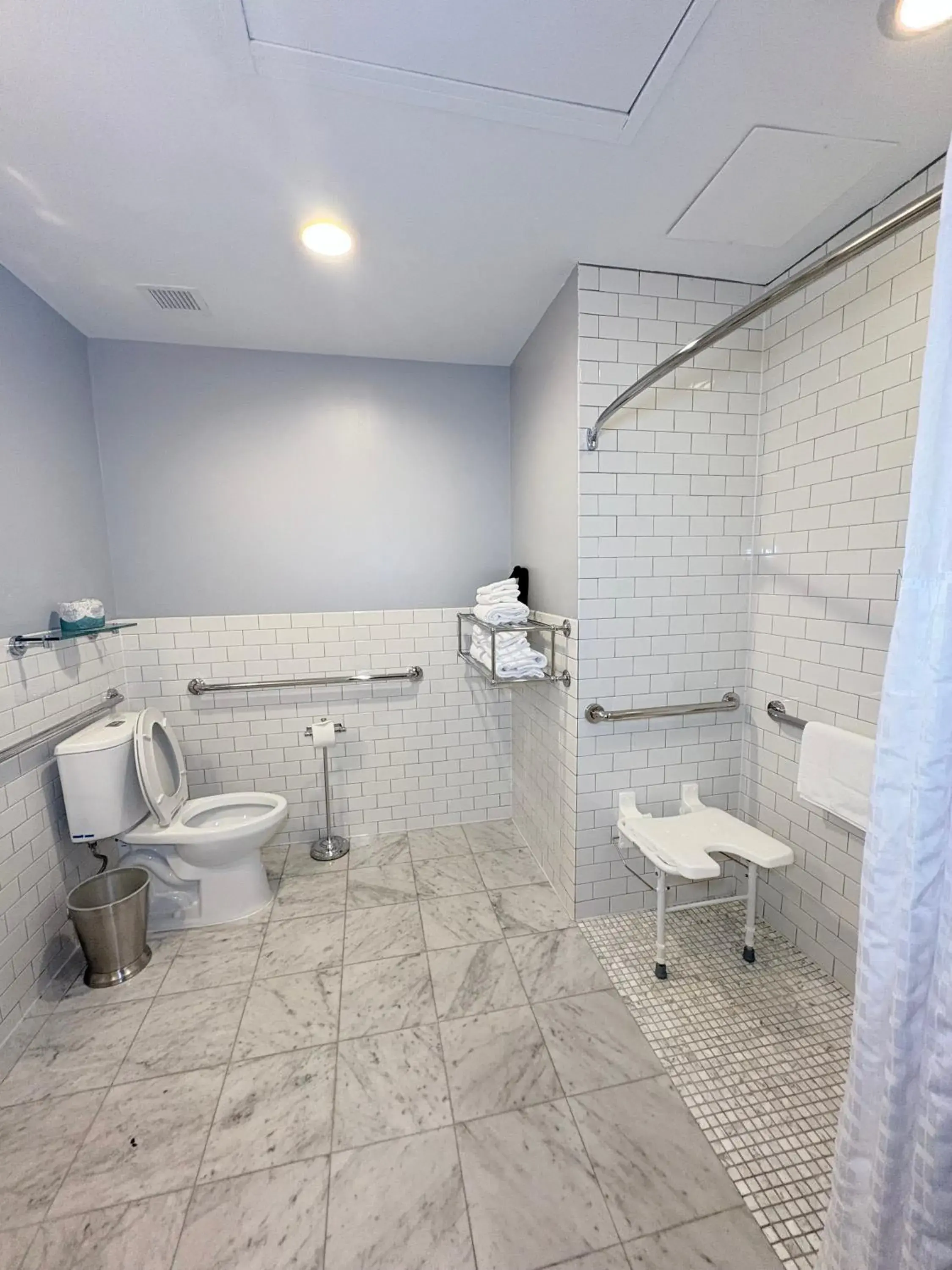 King Room with Roll-In Shower - Mobility and Hearing Accessible in Q&C Hotel and Bar New Orleans, Autograph Collection King Room with Roll-In Shower - Mobility and Hearing Accessible in Q&C Hotel and Bar New Orleans, Autograph Collection