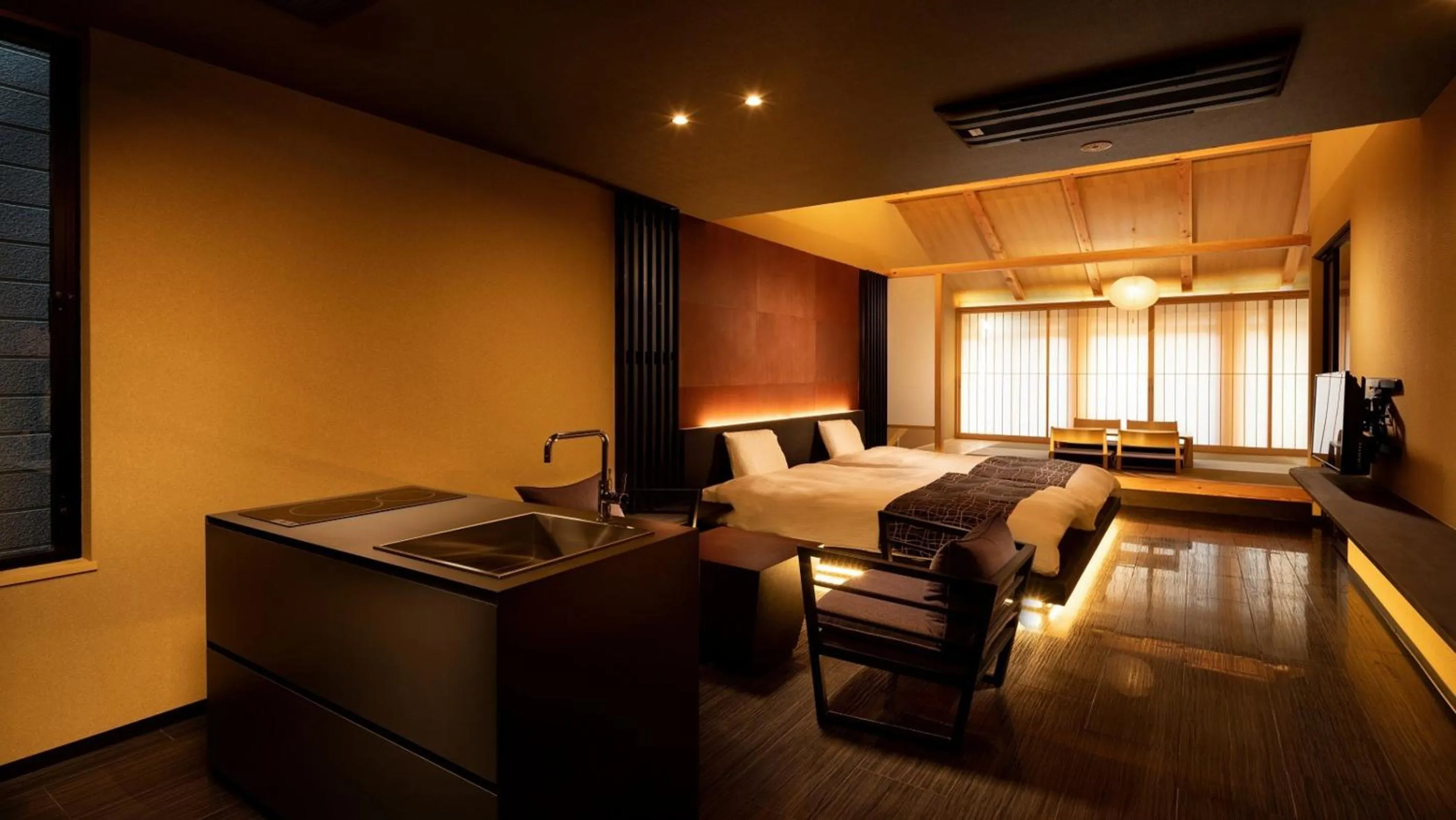 Bed in Tsumugi Tojihigashimonmae