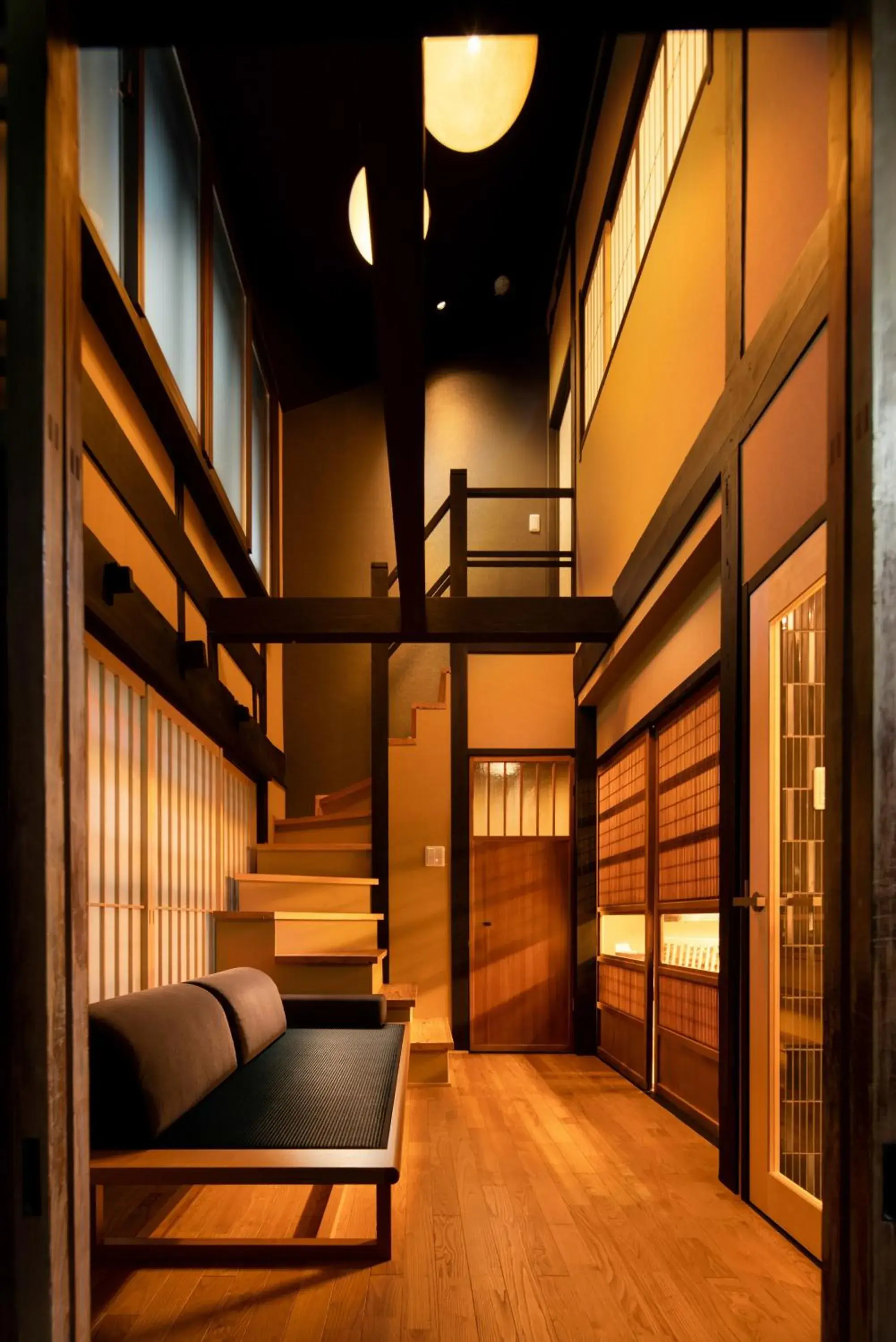 Living room, Bed in Kanade Matsubara-Gokomachi Living room, Bed in Kanade Matsubara-Gokomachi