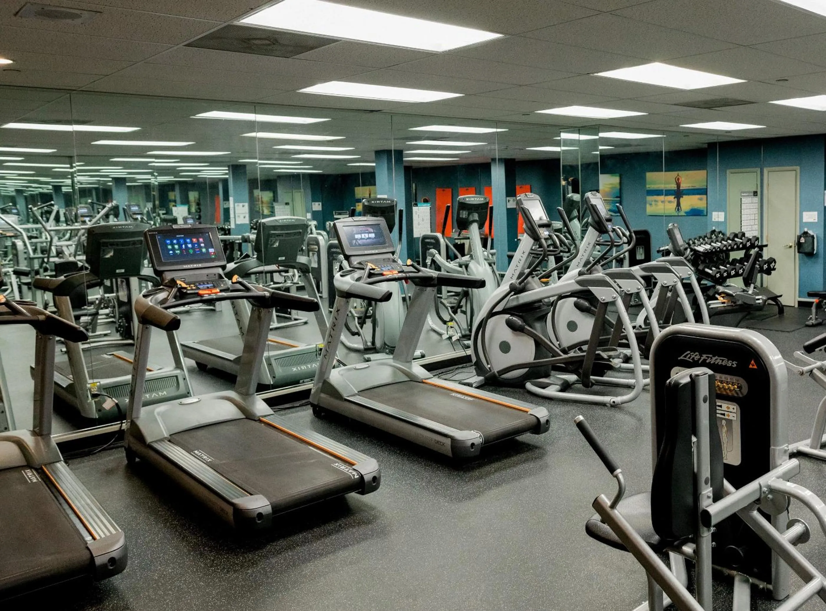 Fitness centre/facilities in Turf Valley Resort