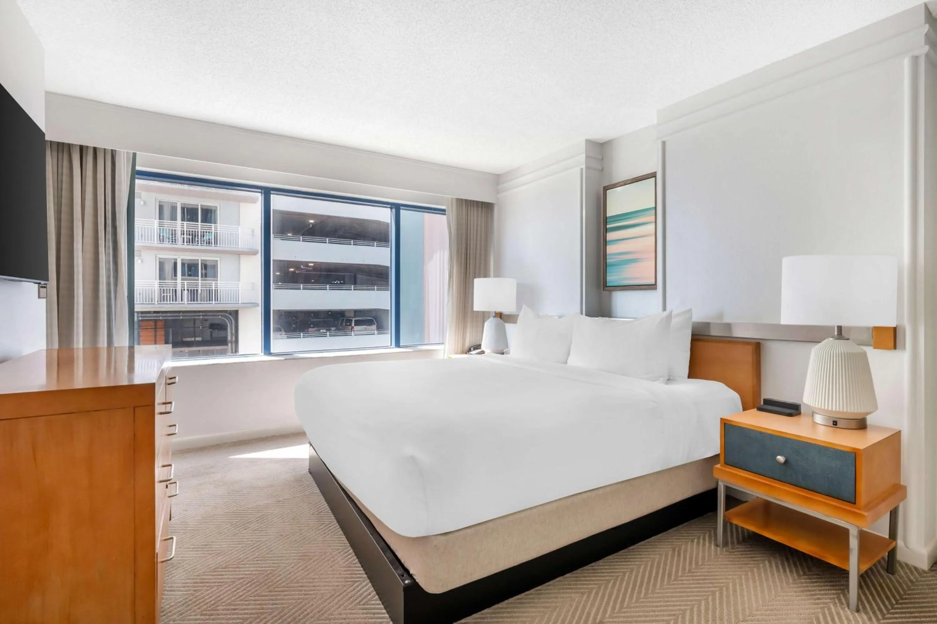 Bed in Hilton Vacation Club Daytona Beach Regency