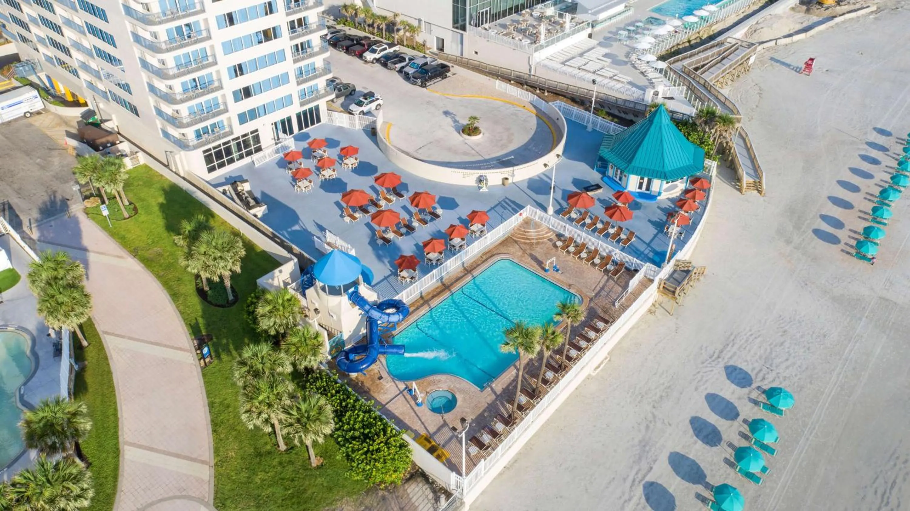 Pool view in Hilton Vacation Club Daytona Beach Regency