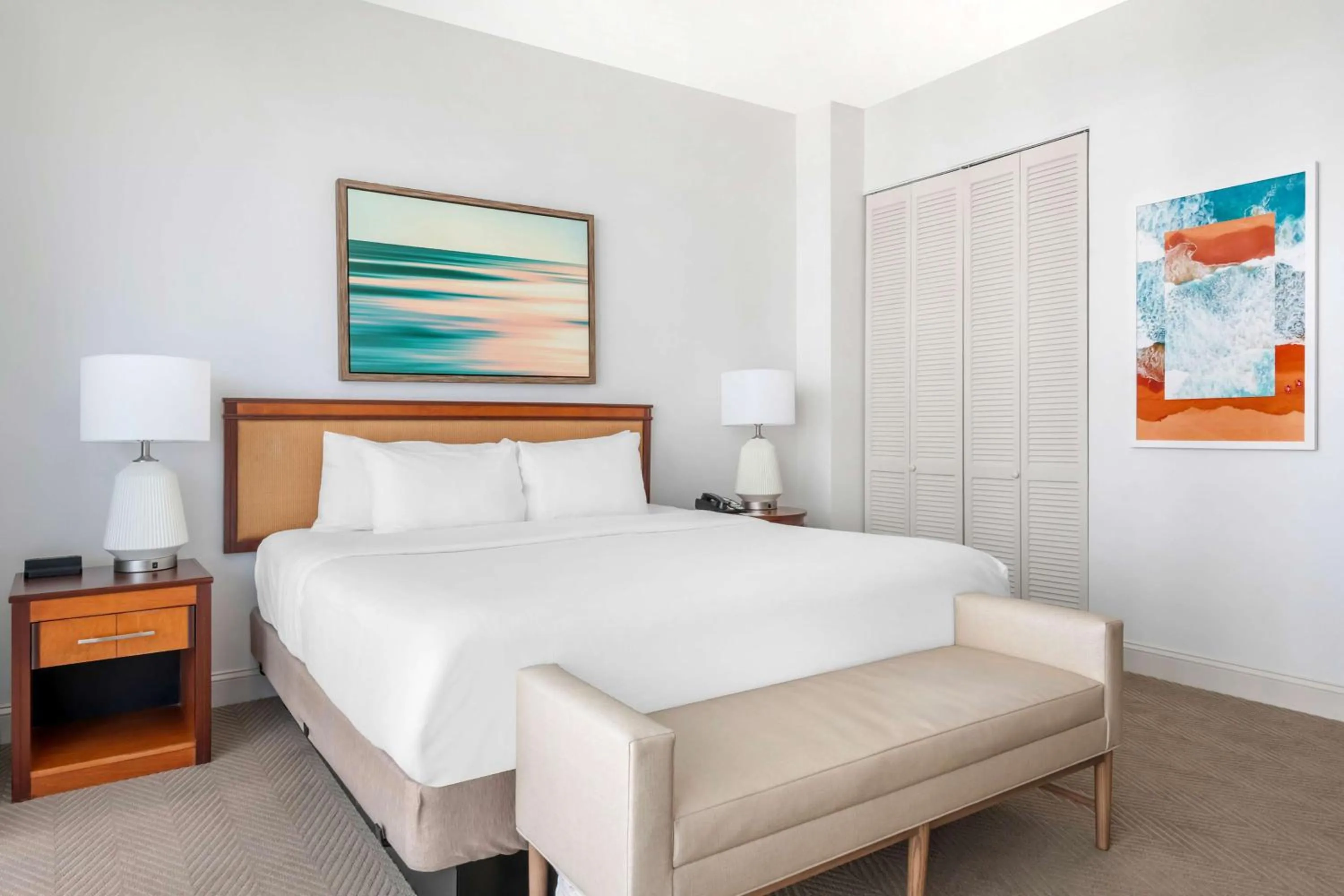 Bed in Hilton Vacation Club Daytona Beach Regency