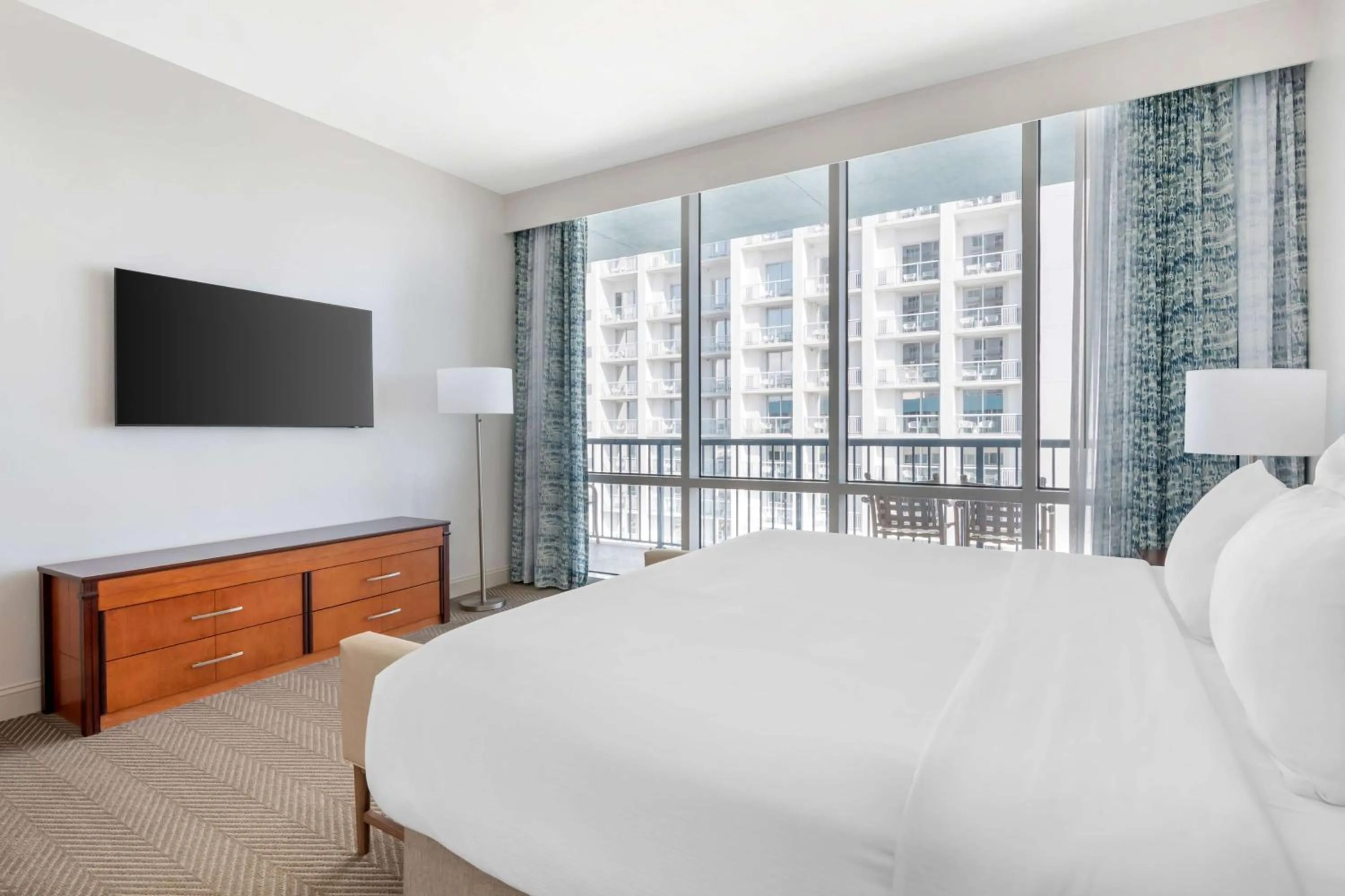 Bed in Hilton Vacation Club Daytona Beach Regency