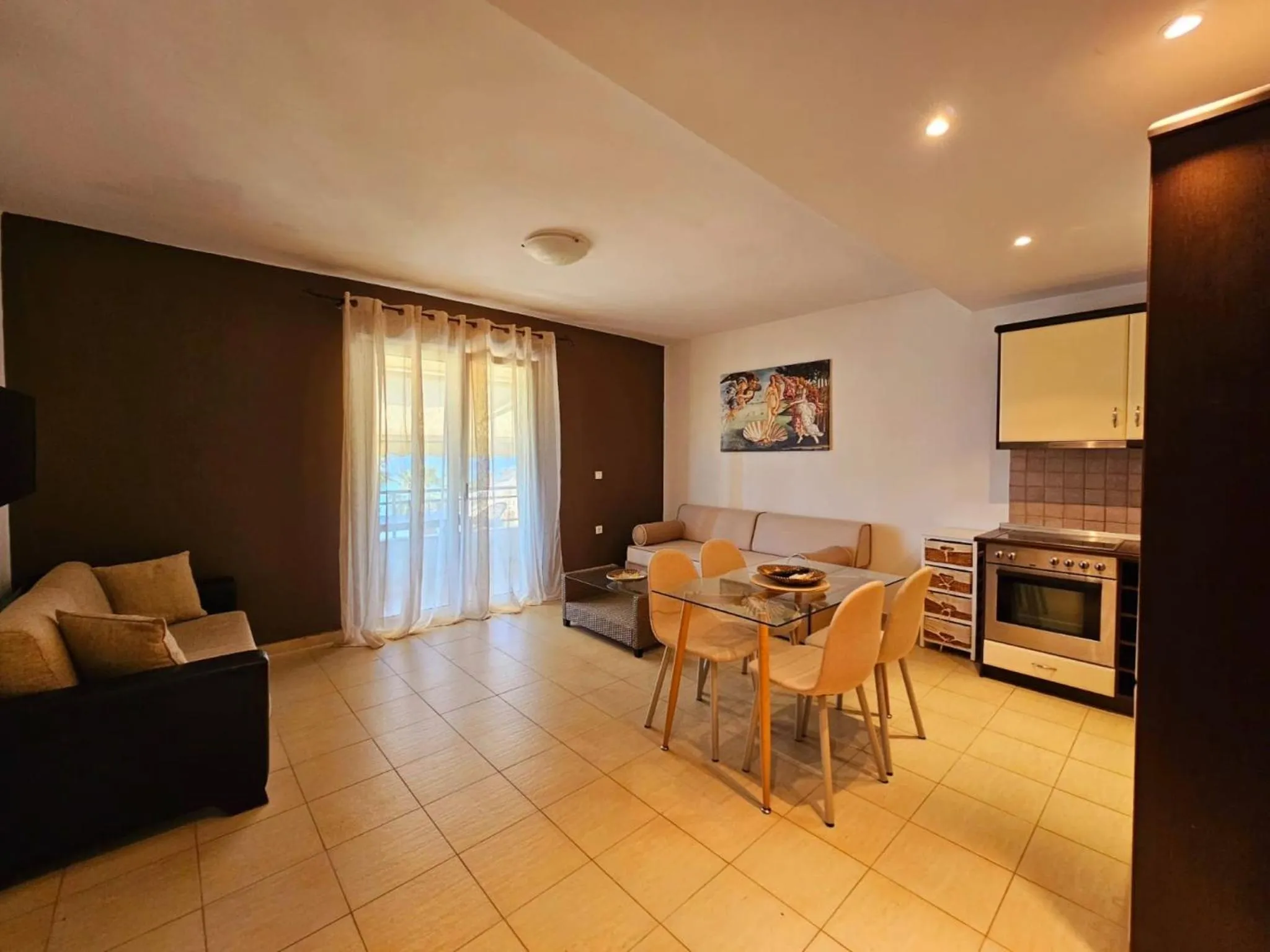 Living room in Corfu Glyfada Menigos Resort 23