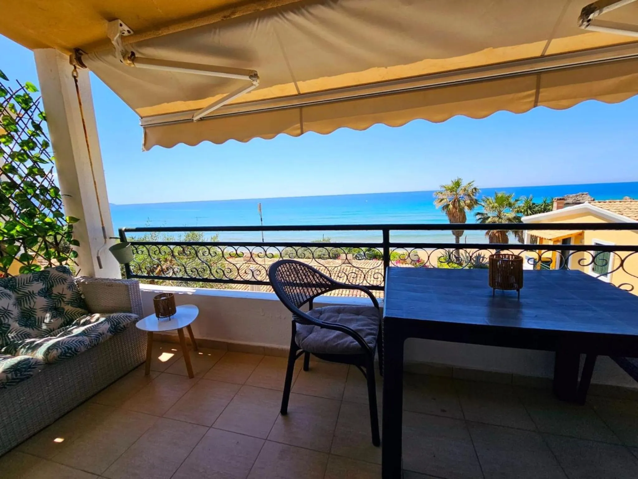 Balcony/Terrace in Corfu Glyfada Menigos Resort 23