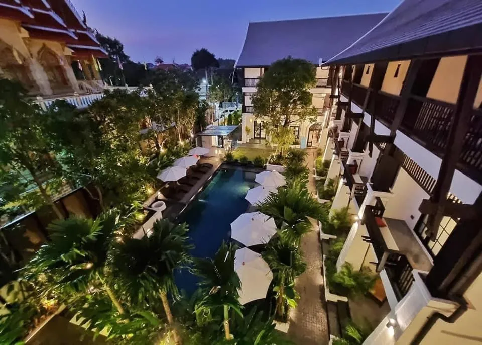 Garden view in Aksara Heritage