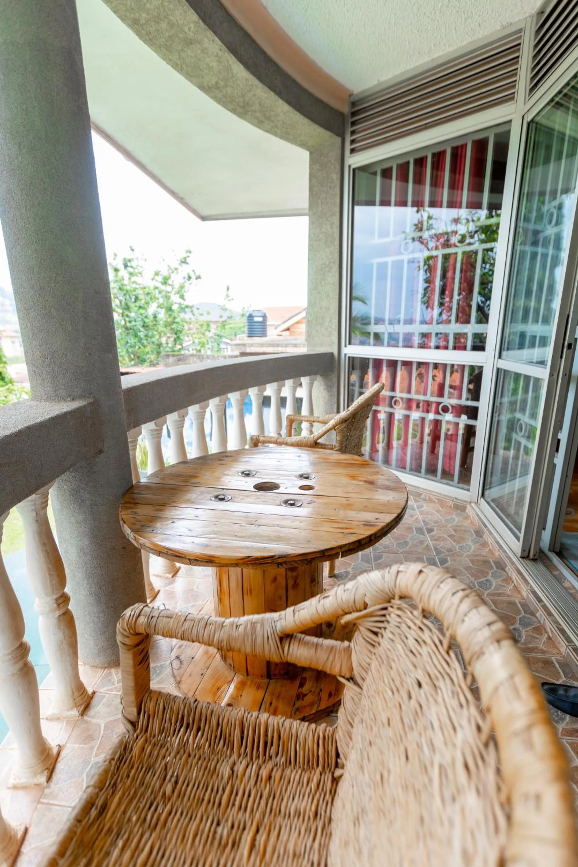 Balcony/Terrace in Acacia Villa Kampala