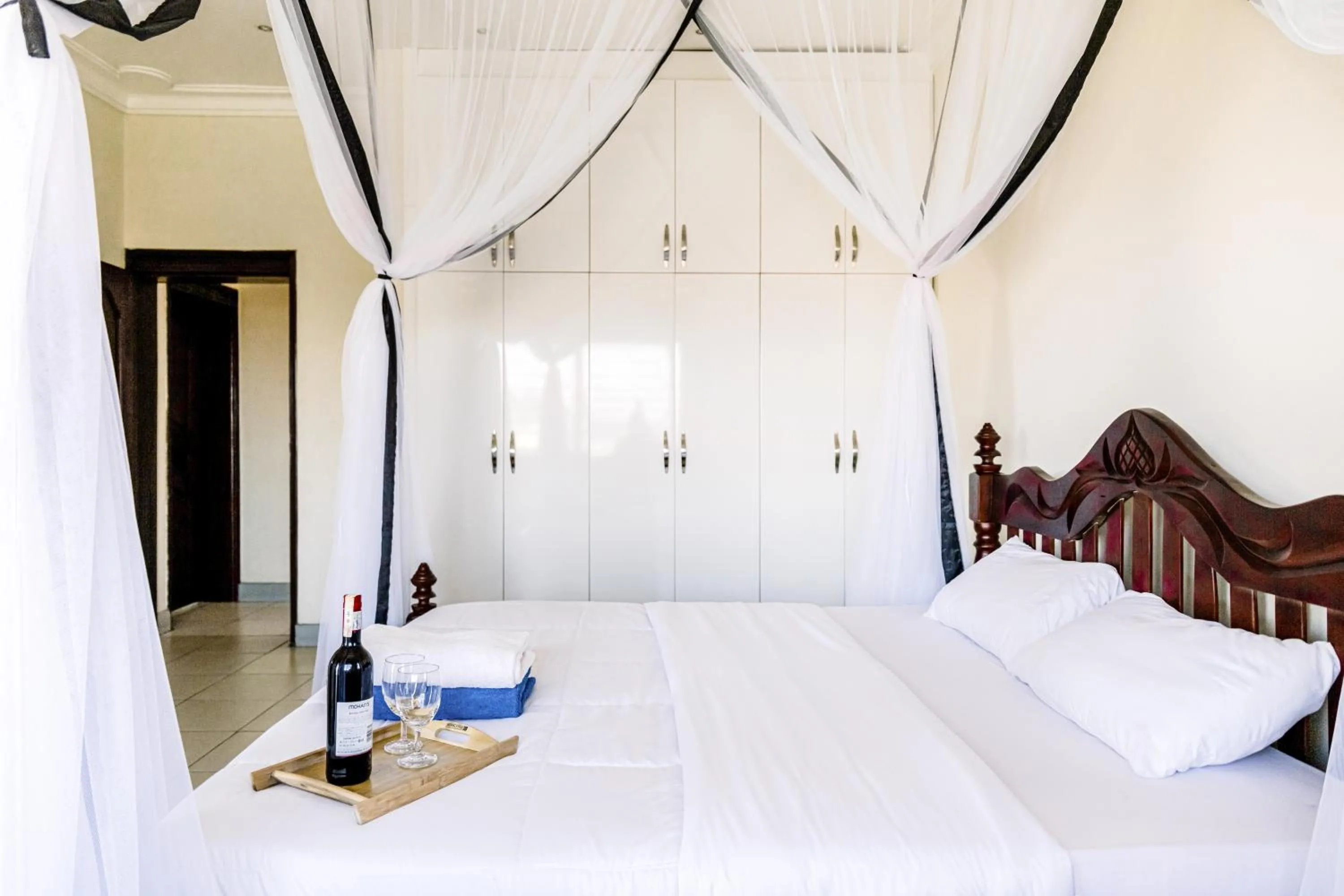 Bed in Acacia Villa Kampala