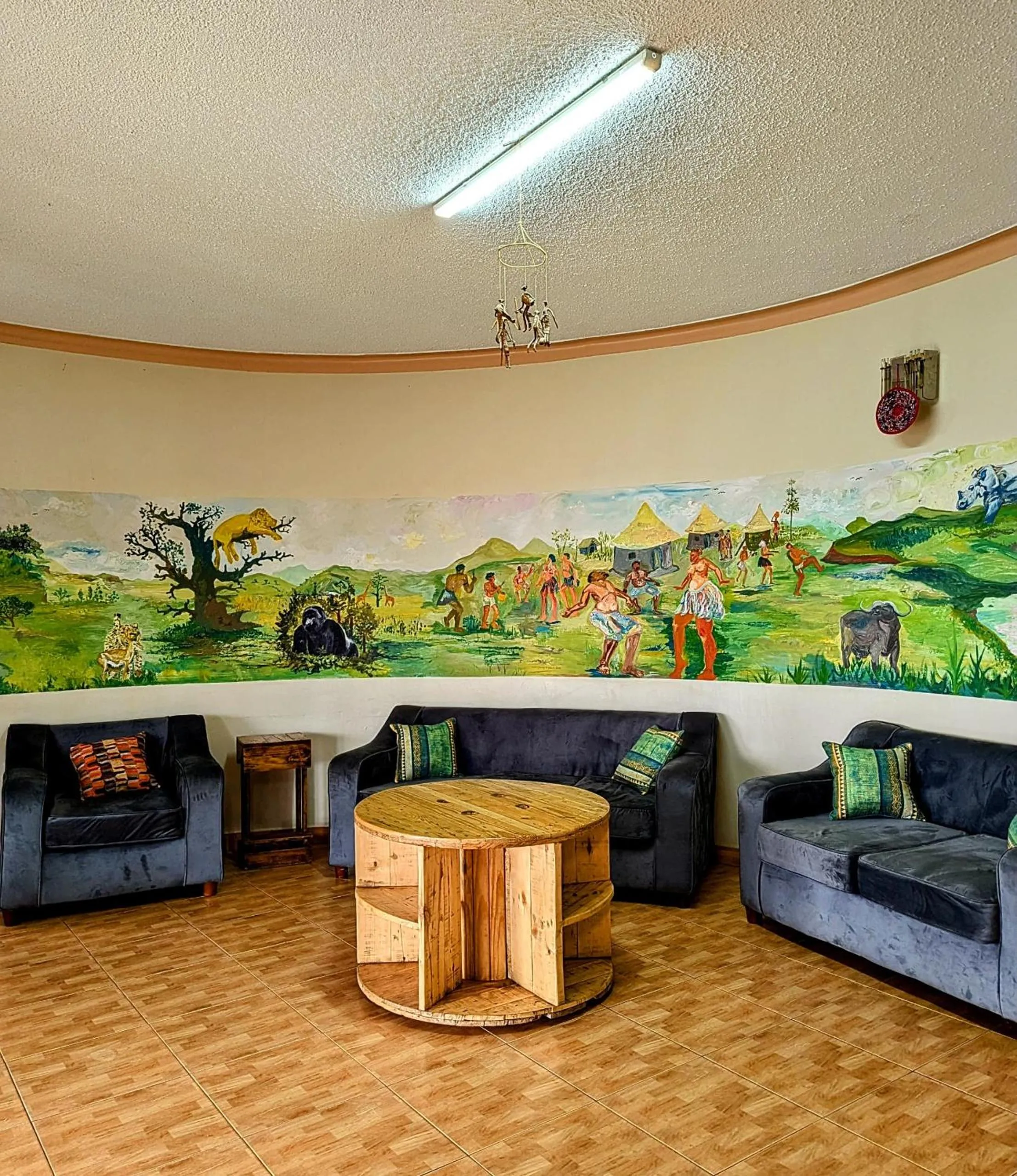 Living room in Acacia Villa Kampala