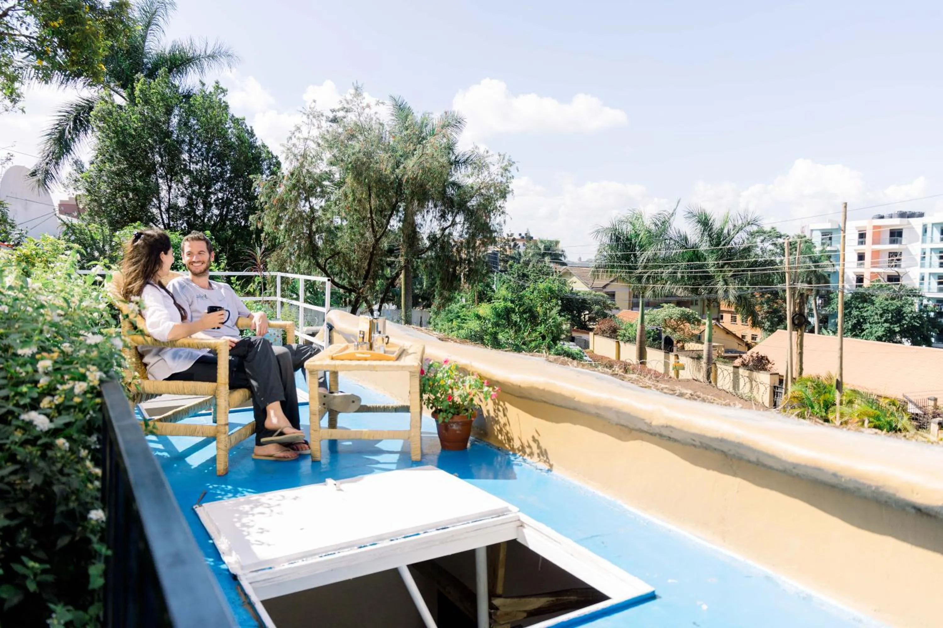 Balcony/Terrace in Acacia Villa Kampala