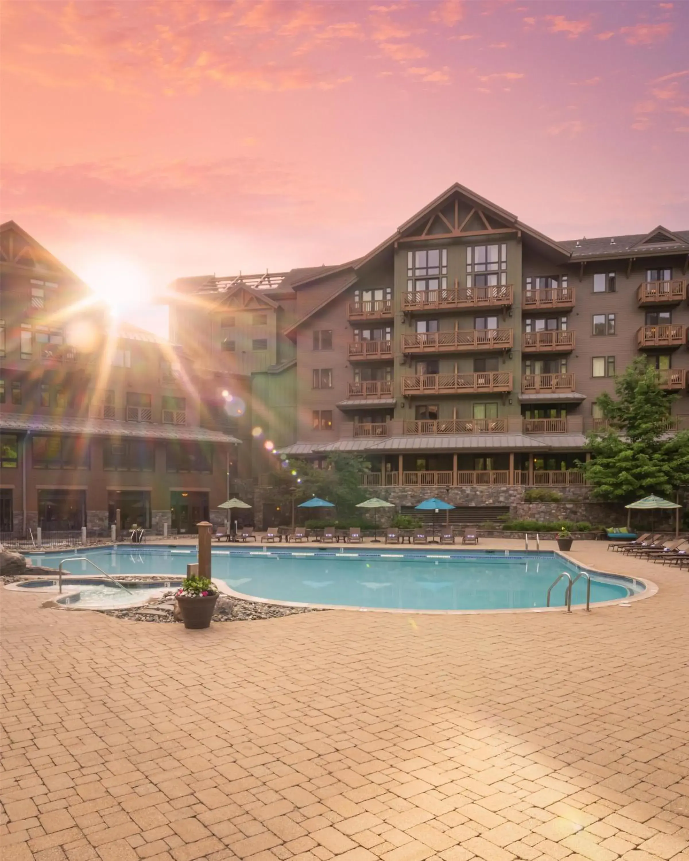 Swimming pool in The Lodge at Spruce Peak, a Destination by Hyatt Residence Swimming pool in The Lodge at Spruce Peak, a Destination by Hyatt Residence