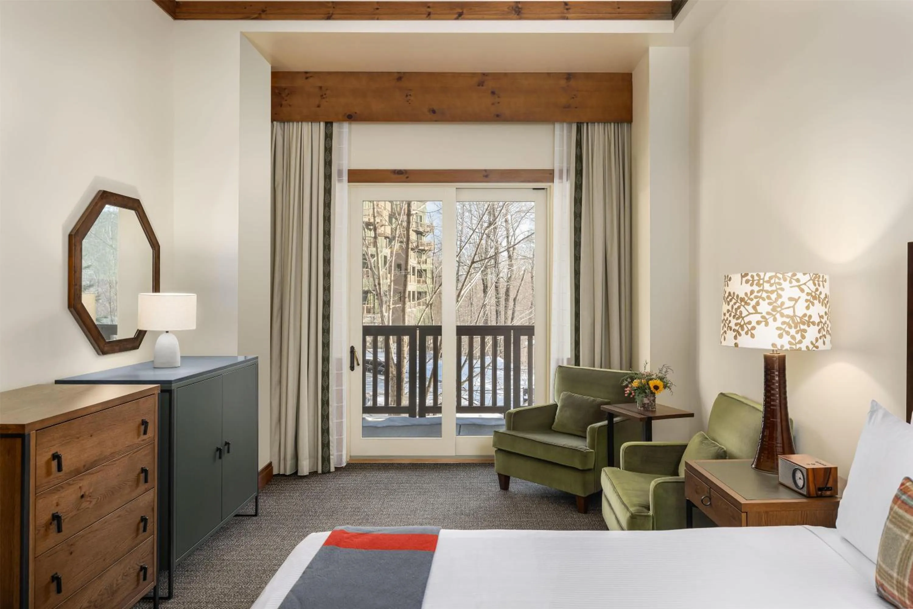Bedroom, Bed in The Lodge at Spruce Peak, a Destination by Hyatt Residence