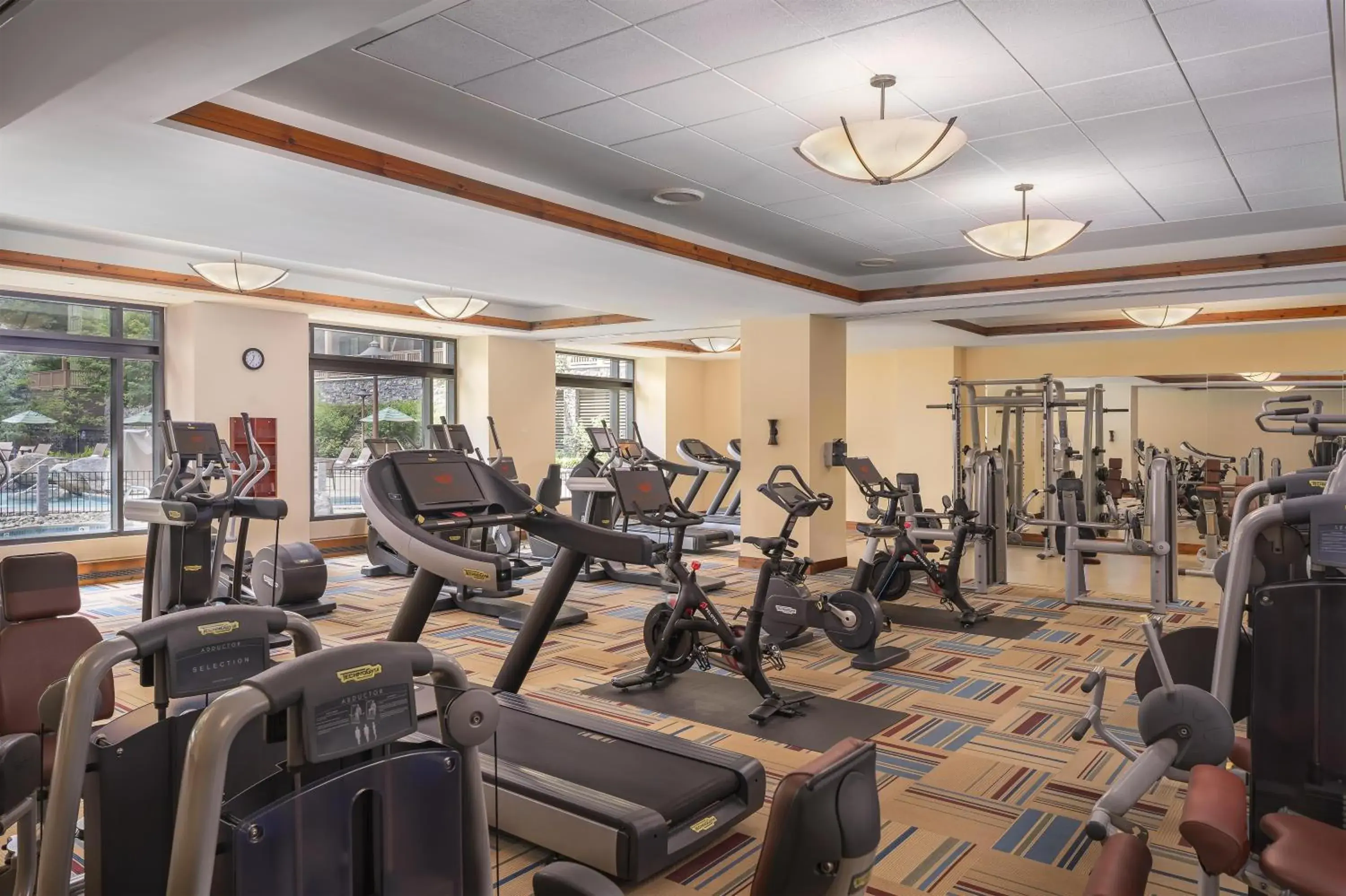 Fitness centre/facilities in The Lodge at Spruce Peak, a Destination by Hyatt Residence Fitness centre/facilities in The Lodge at Spruce Peak, a Destination by Hyatt Residence