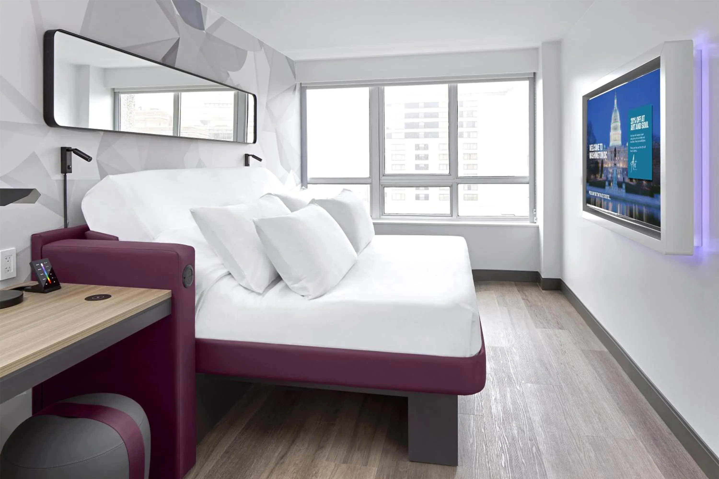 Bedroom, Bed in YOTEL Washington DC