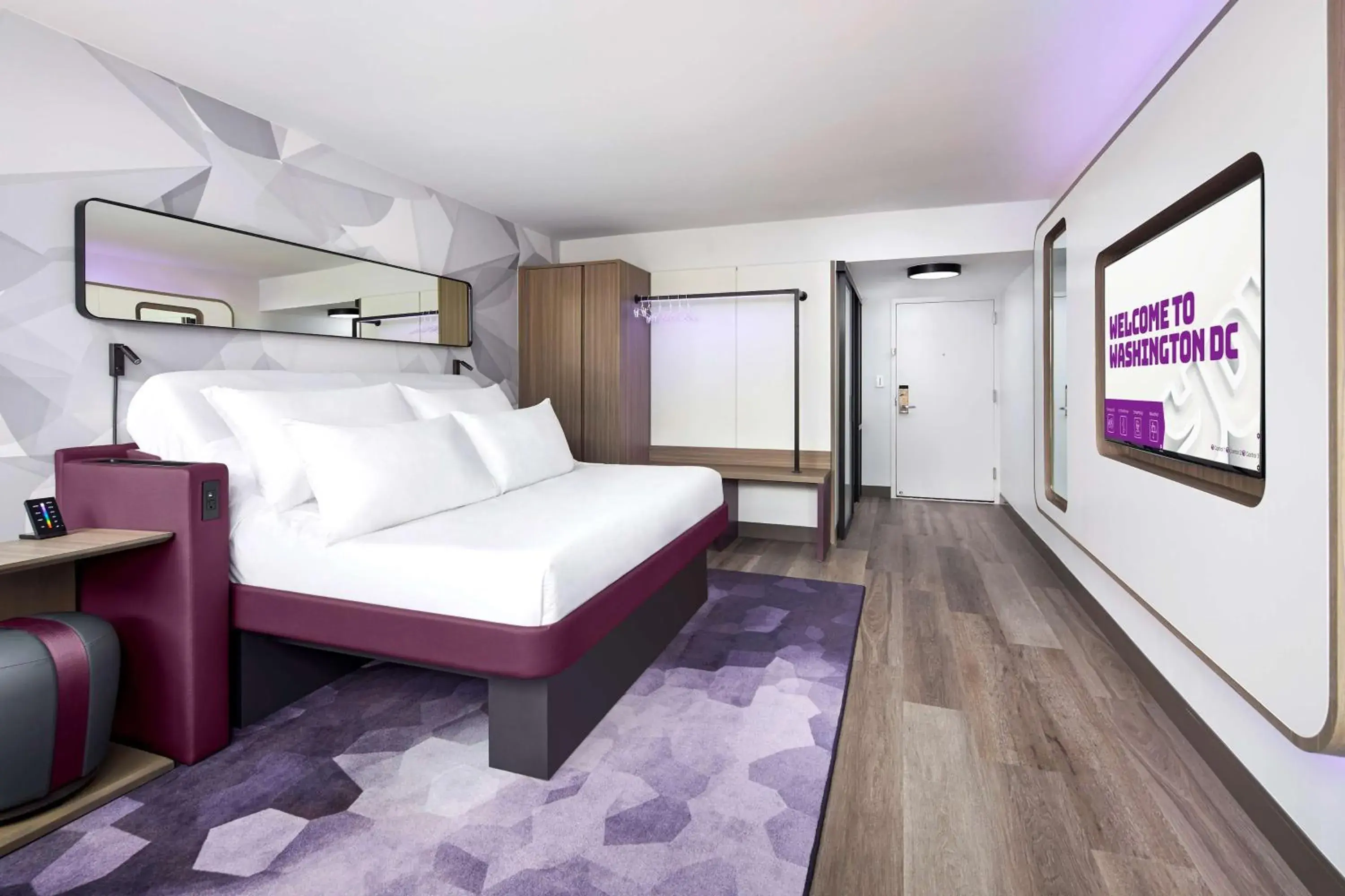 Photo of the whole room, Bed in YOTEL Washington DC Photo of the whole room, Bed in YOTEL Washington DC
