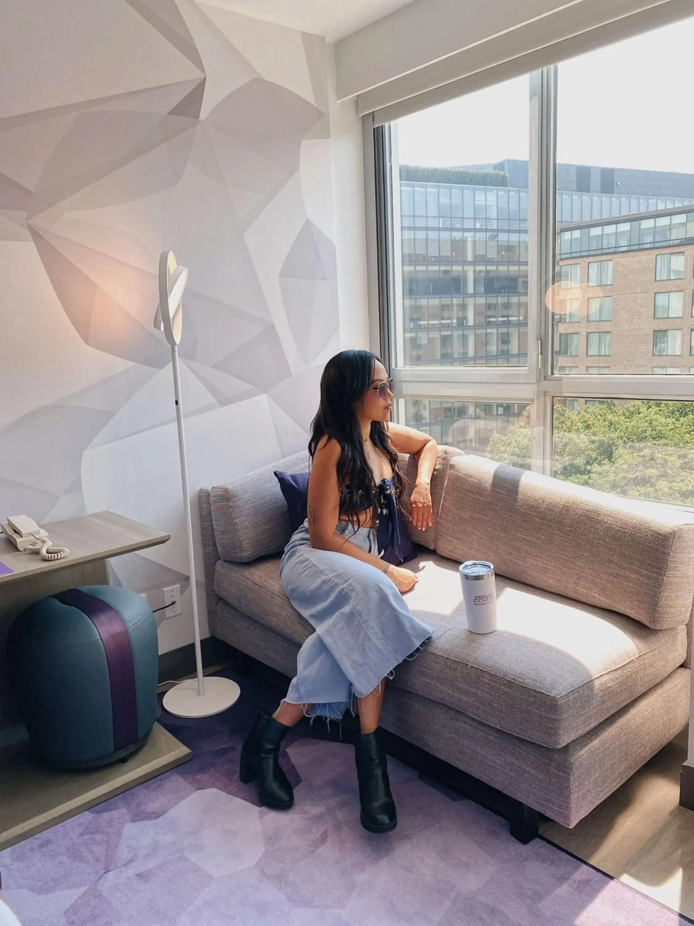 Photo of the whole room in YOTEL Washington DC Photo of the whole room in YOTEL Washington DC