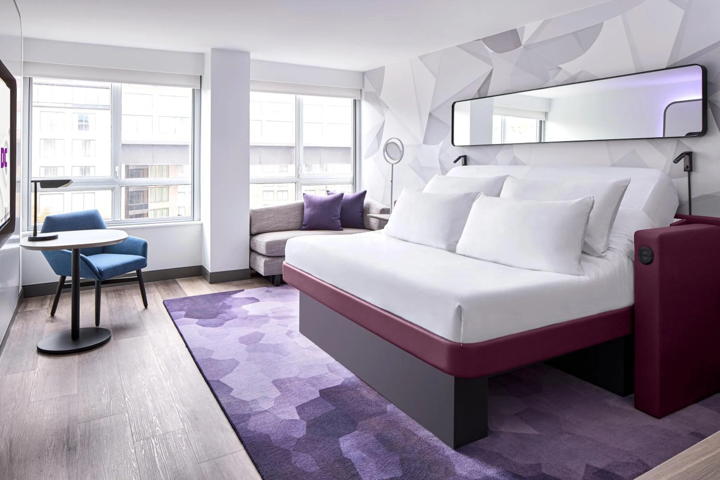 Bed in YOTEL Washington DC
