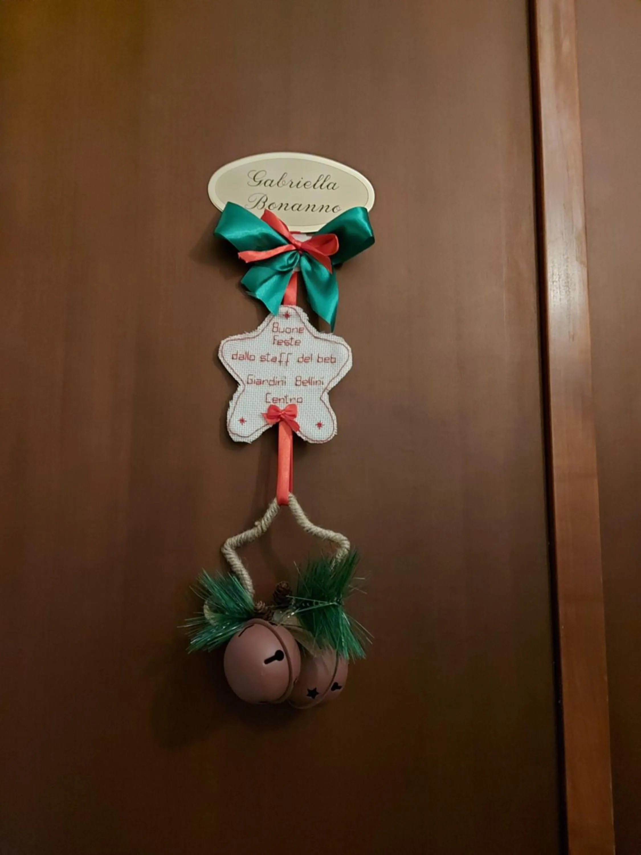 Decorative detail in B&B Giardino Bellini-centro