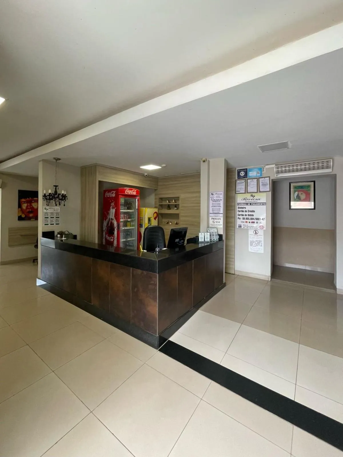 Lobby or reception in Riviera Pantanal Hotel