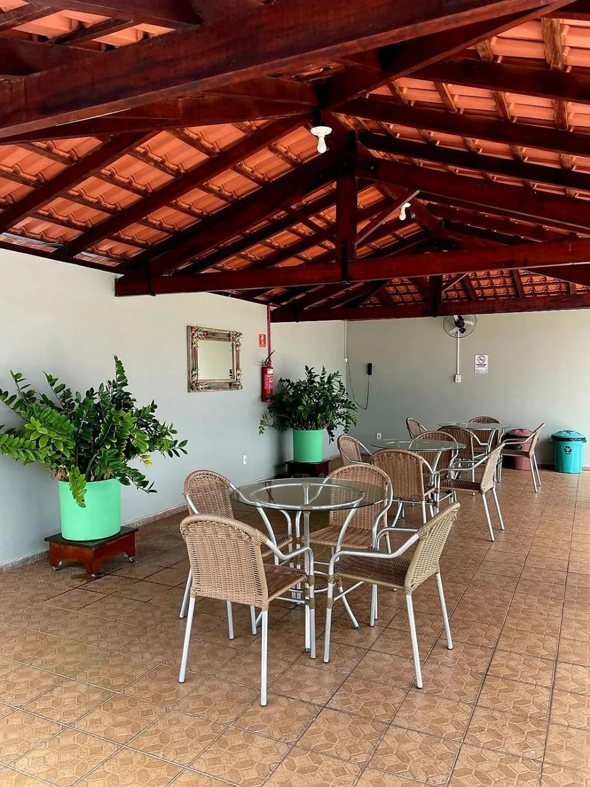 Patio in Riviera Pantanal Hotel