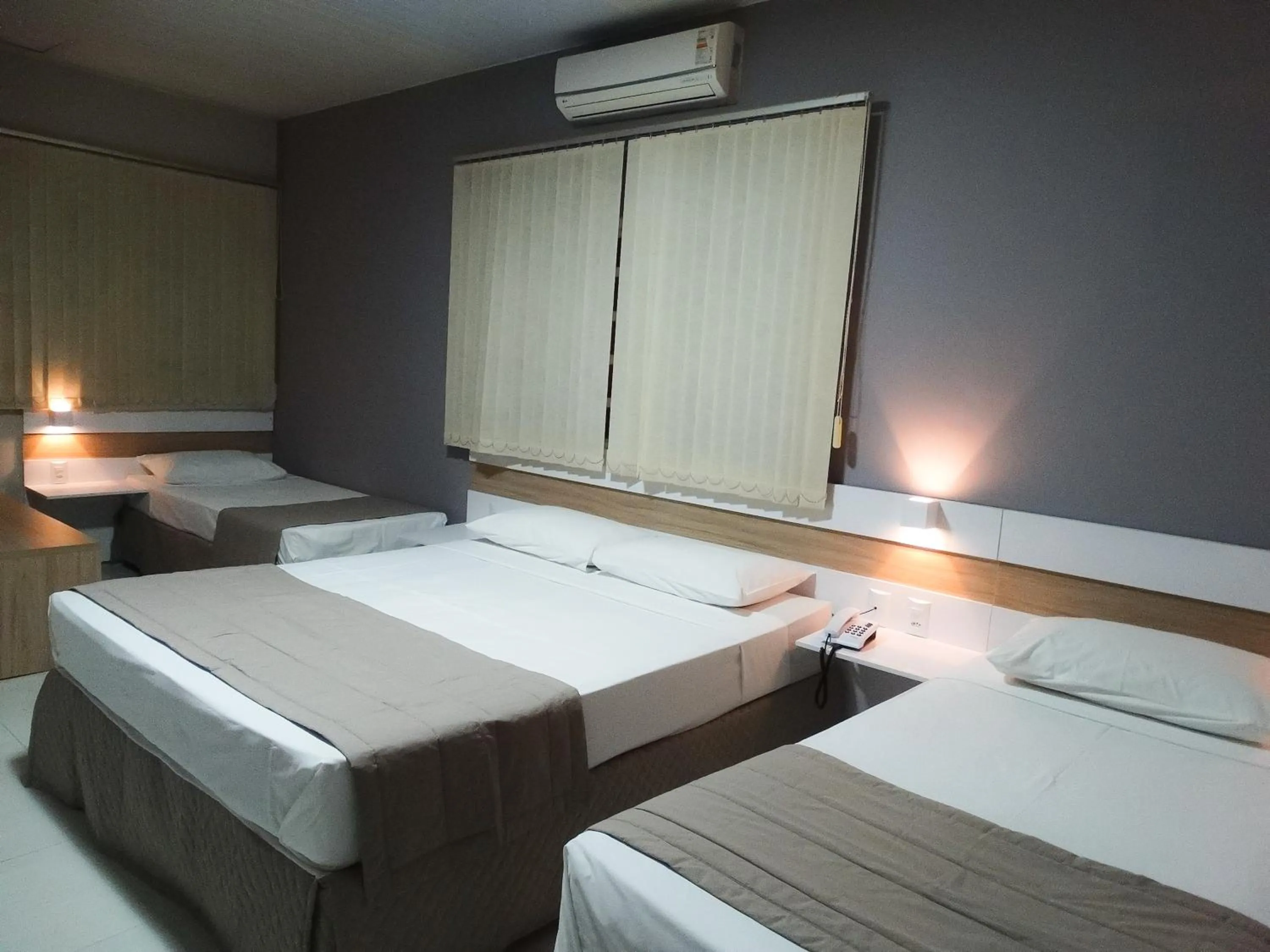 Bed in Riviera Pantanal Hotel