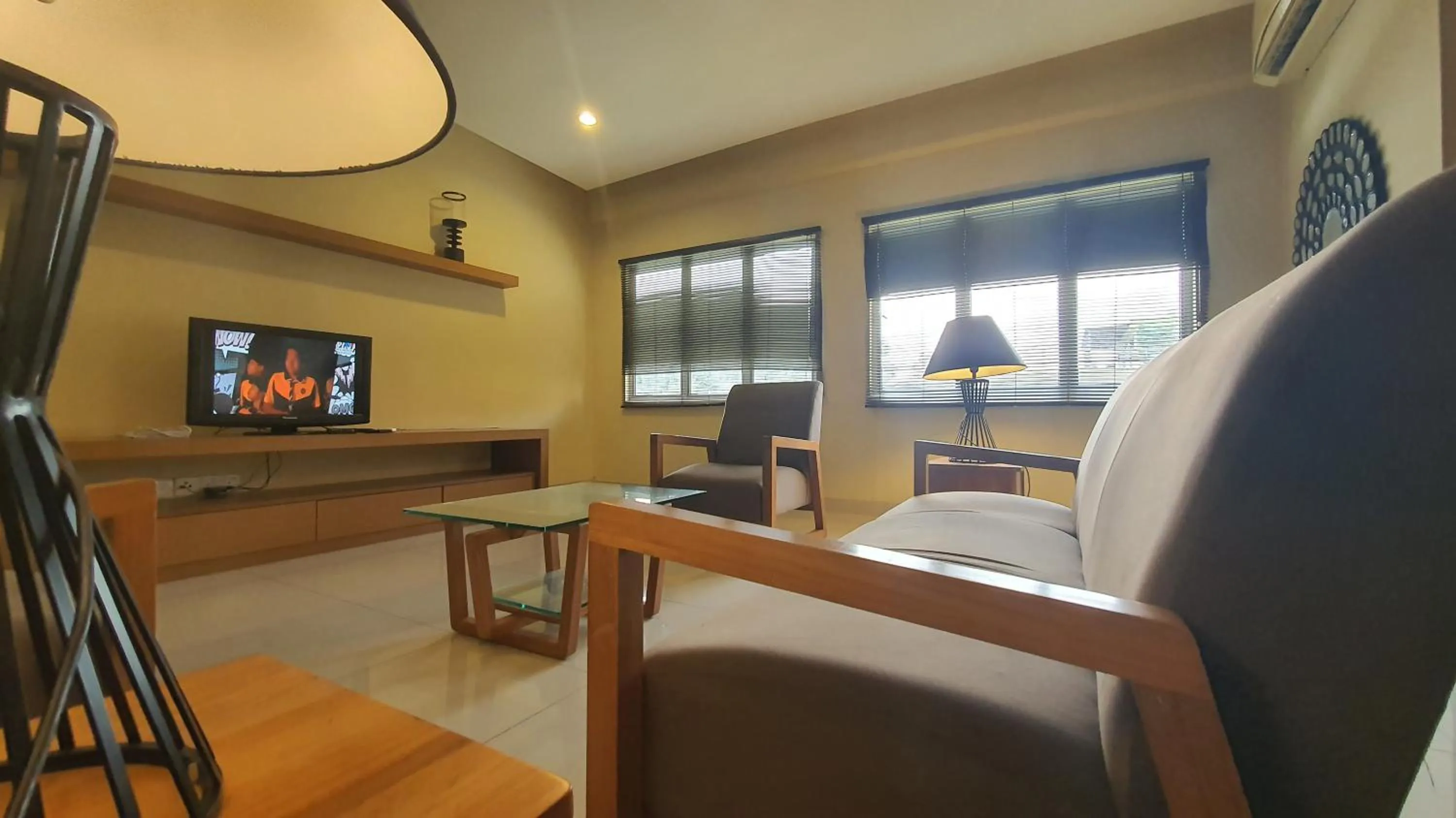 Living room in Gold Coast Morib Themepark View Studio