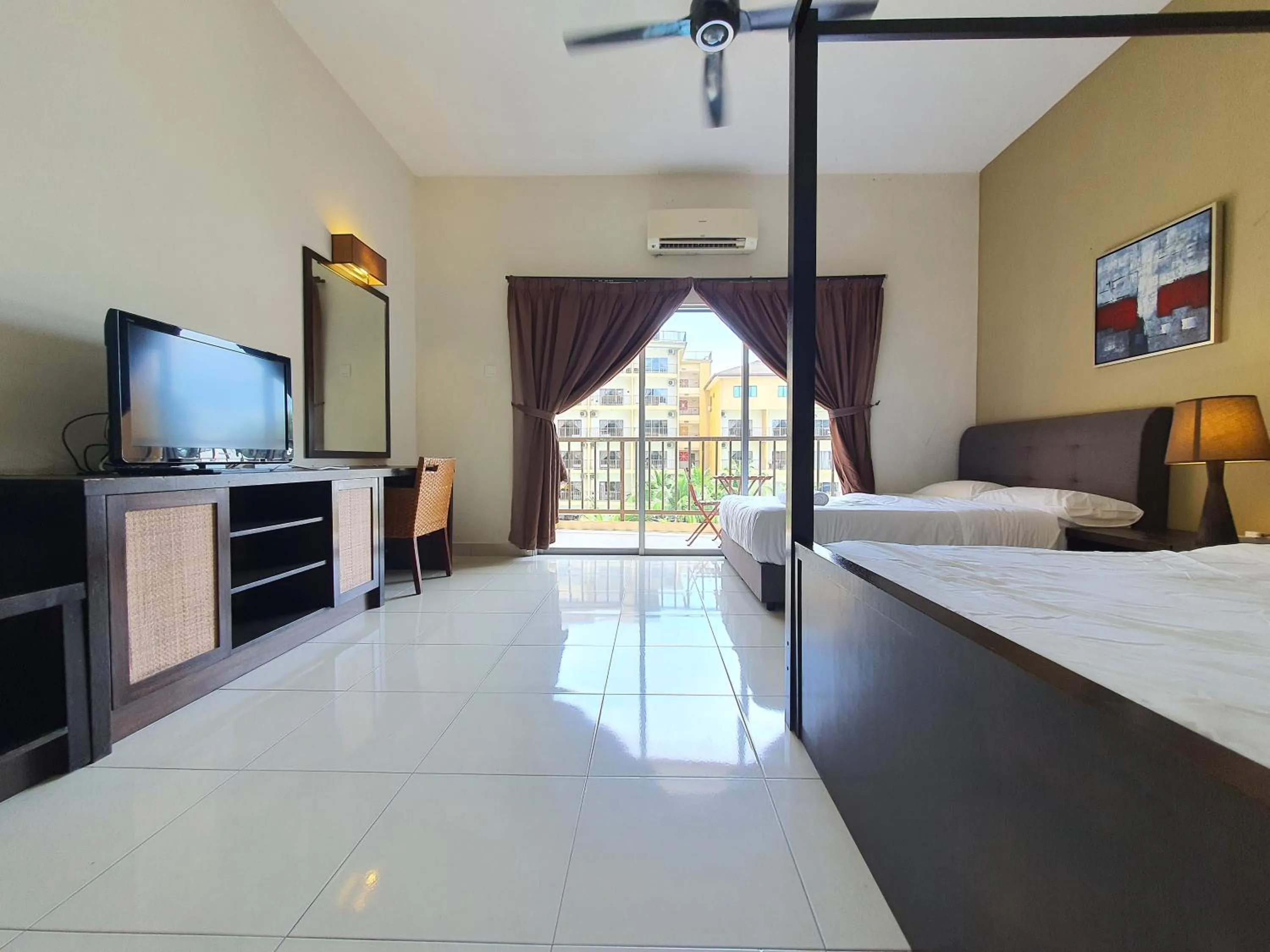 Bed in Gold Coast Morib Themepark View Studio