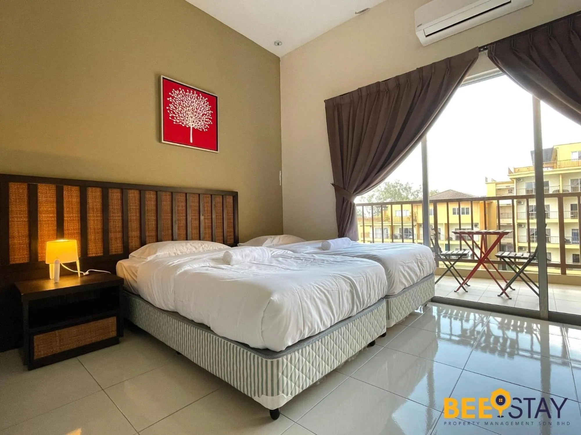 Bed in Gold Coast Morib Themepark View Studio