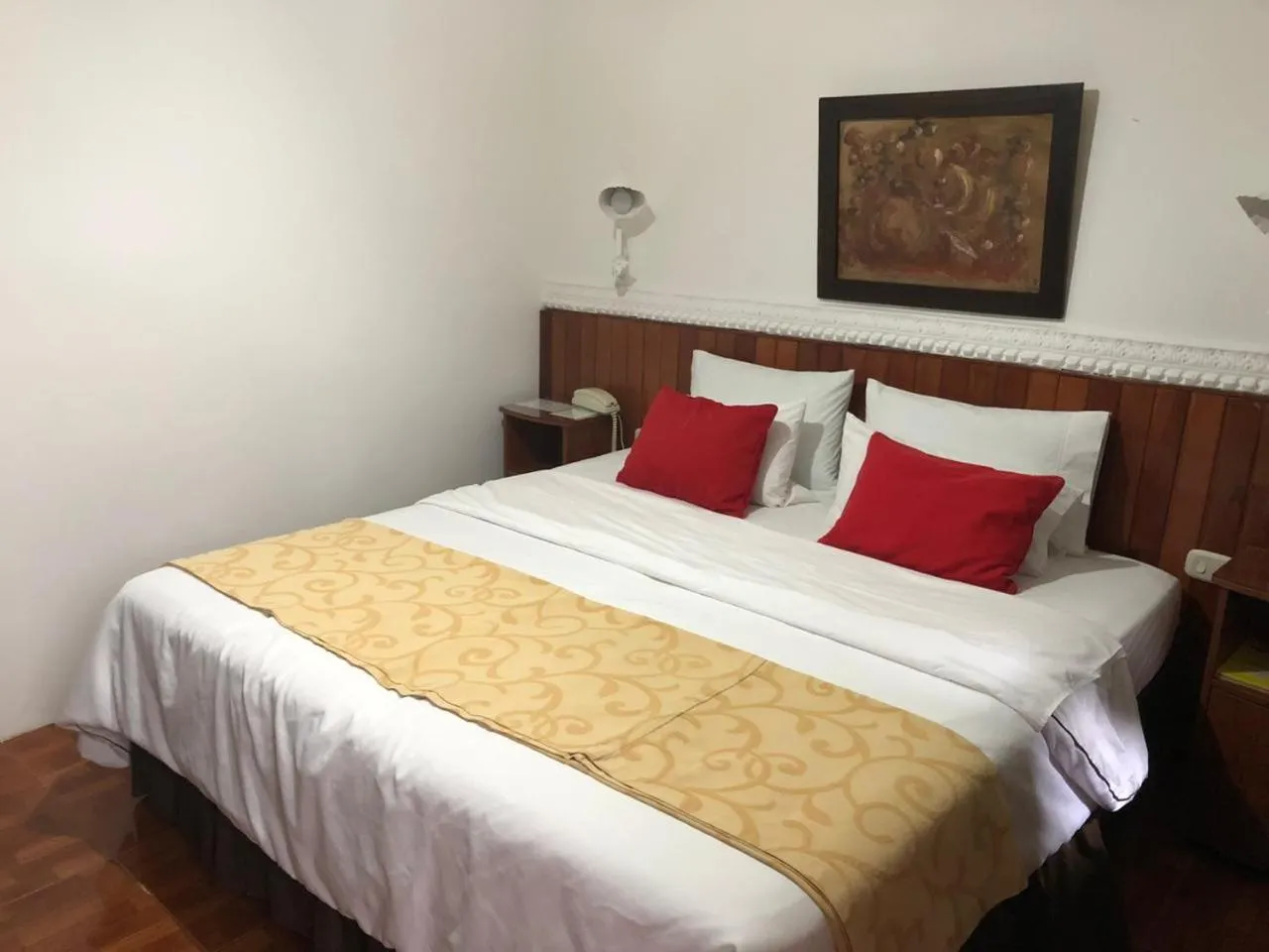 Bed in Hotel Camino Real Popayán Colombia