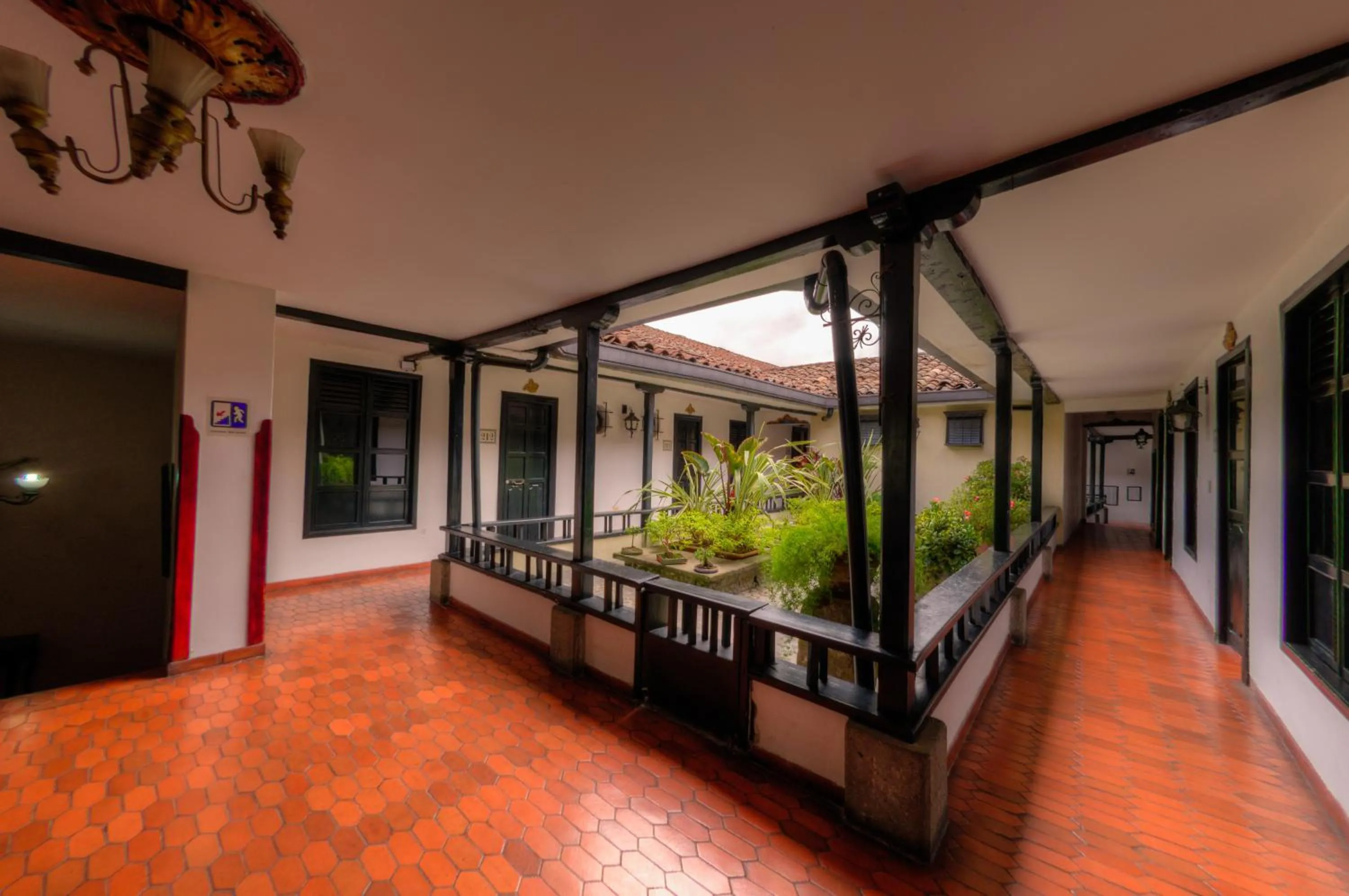 Balcony/Terrace in Hotel Camino Real Popayán Colombia