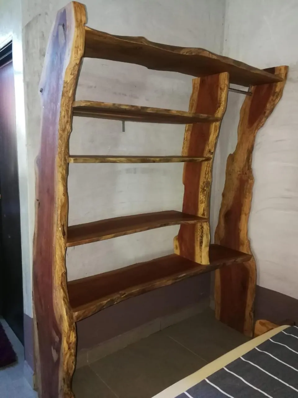 wardrobe, Bed in Bamboo Cottage Langkawi