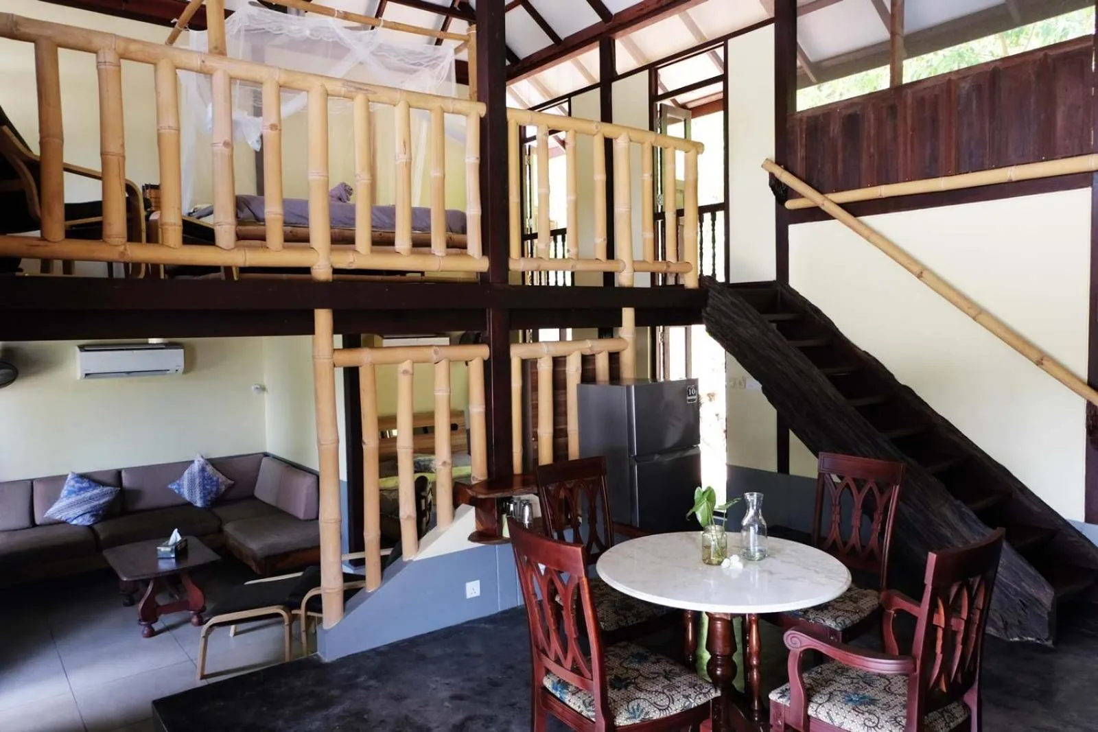 Living room in Bamboo Cottage Langkawi