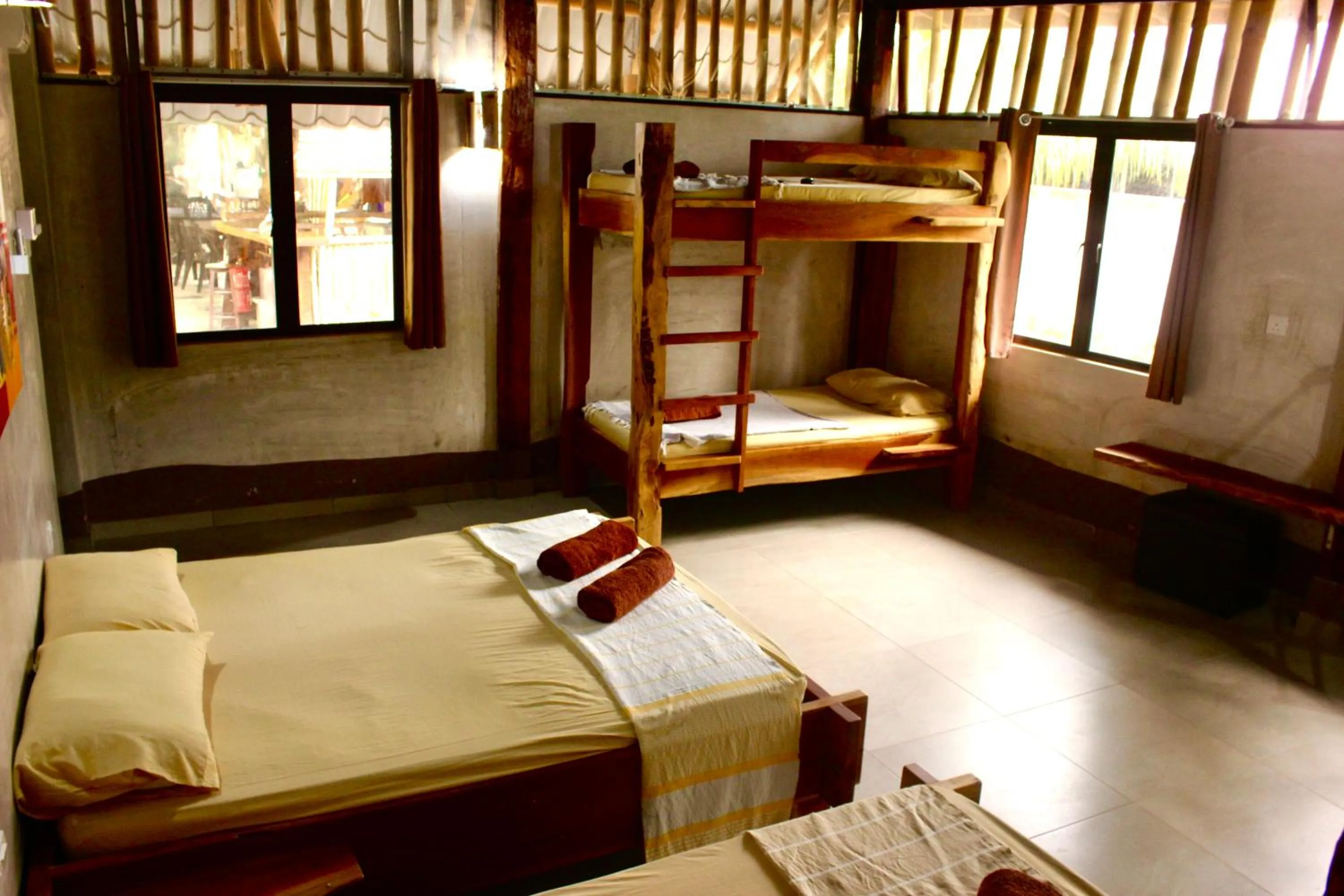 Bedroom, Bed in Bamboo Cottage Langkawi