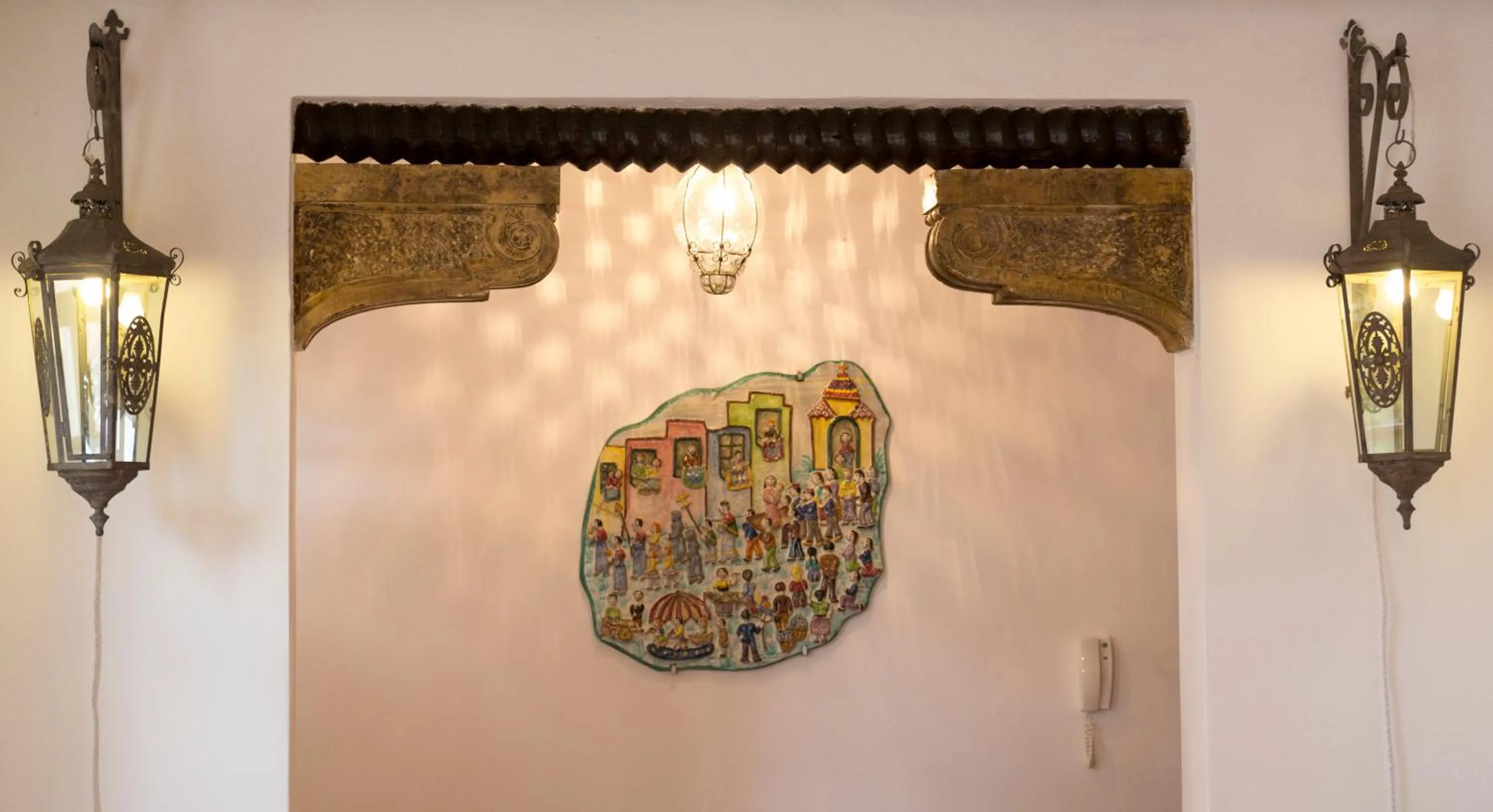 Decorative detail in B&B Villa Accademia
