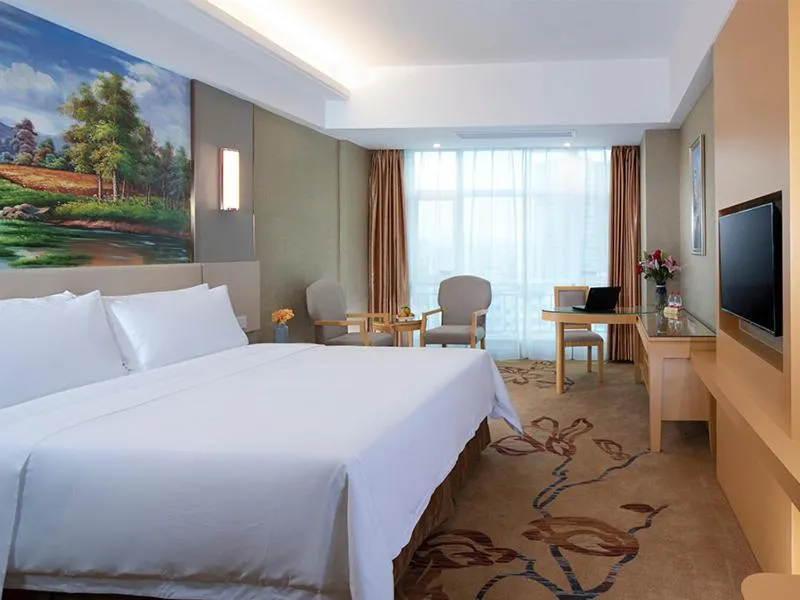 Bed in Vienna Hotel(HaiKou High Speed Railway East Station)