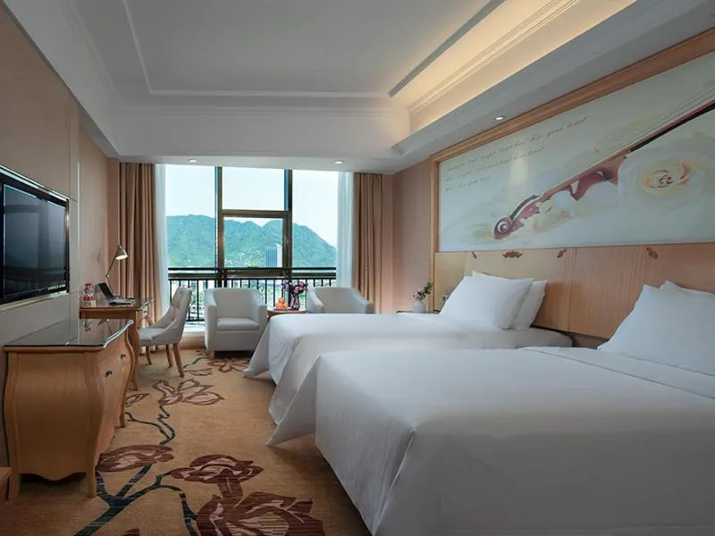 Bed in Vienna Hotel(Jiujiang Xiushui Bus Station)