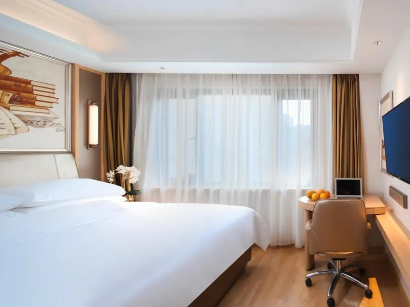 Bed in Vienna International Hotel (Changfeng Park Shop, Jinshajiang Road, Shanghai)