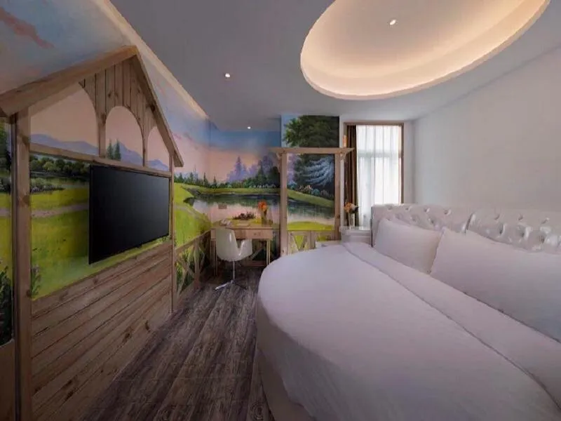 Bed in Vienna International Hotel(Jinjiang Jordan Center)