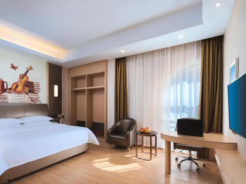 Bed in Vienna Hotel (Shanghai jinshanwei Railway Station City Beach Shop) Bed in Vienna Hotel (Shanghai jinshanwei Railway Station City Beach Shop)