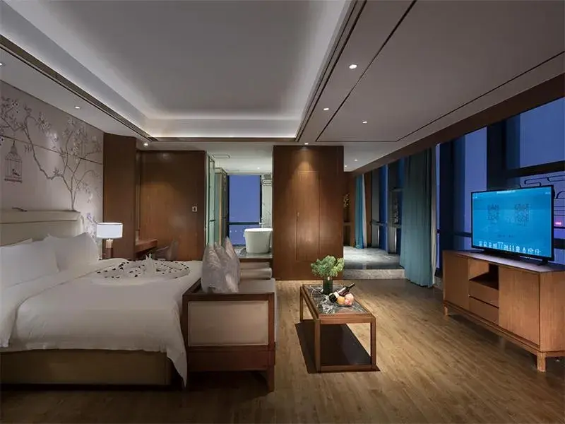 Bed in Venus Royal Hotel(Foshan Kuiqi Road Metro Station) Bed in Venus Royal Hotel(Foshan Kuiqi Road Metro Station)