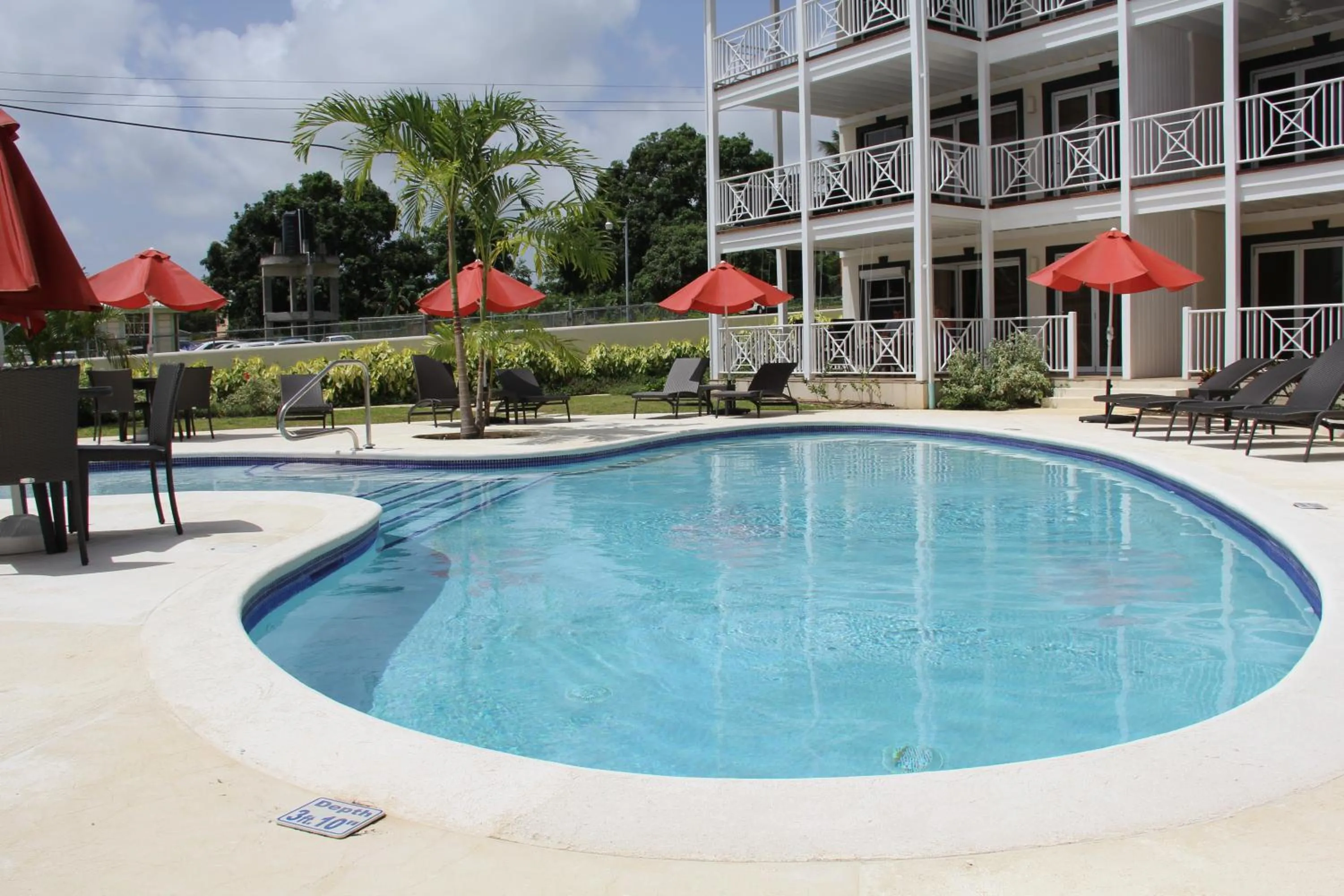 Swimming pool in Lantana Resort Barbados