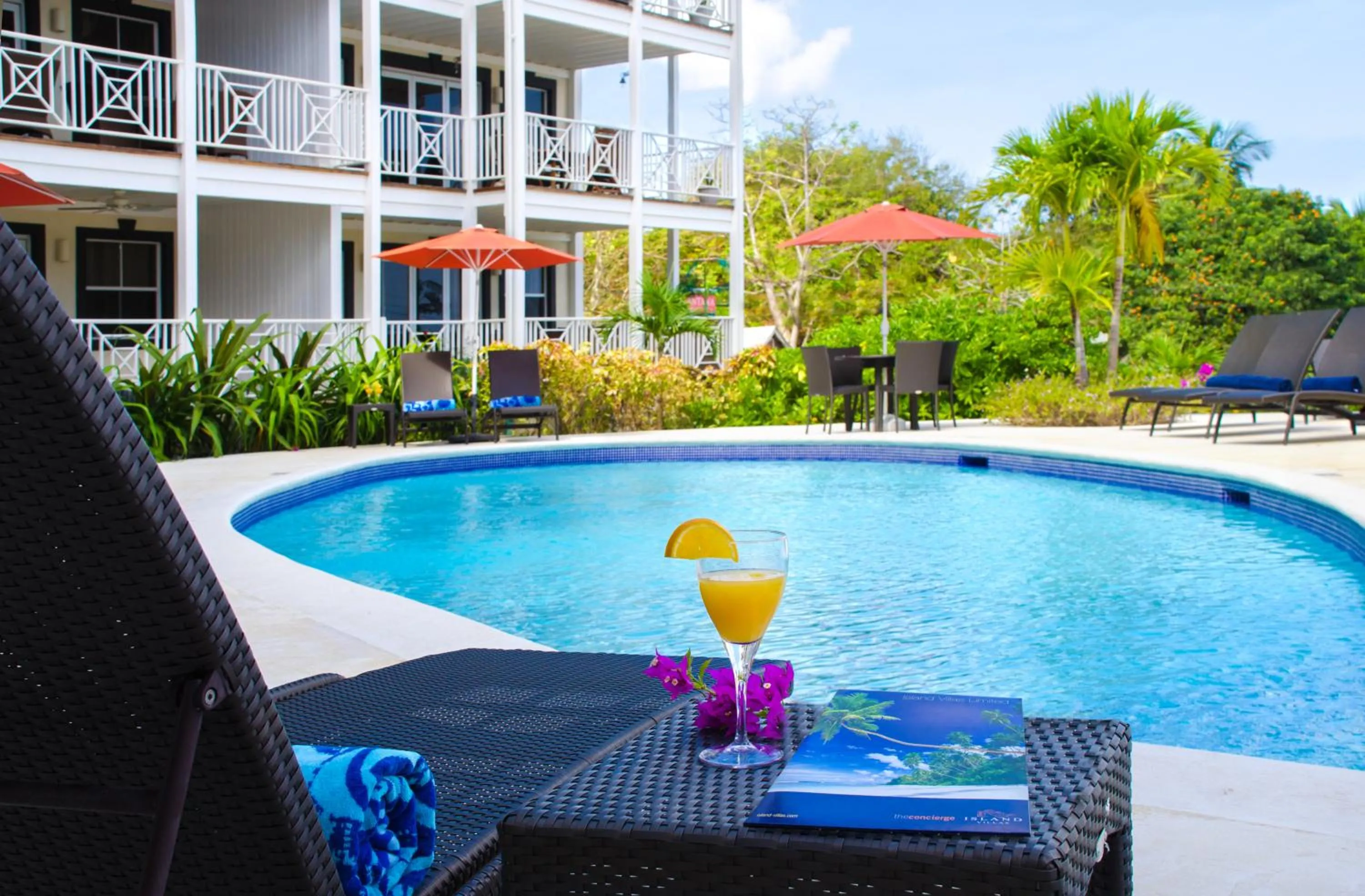 Swimming pool in Lantana Resort Barbados