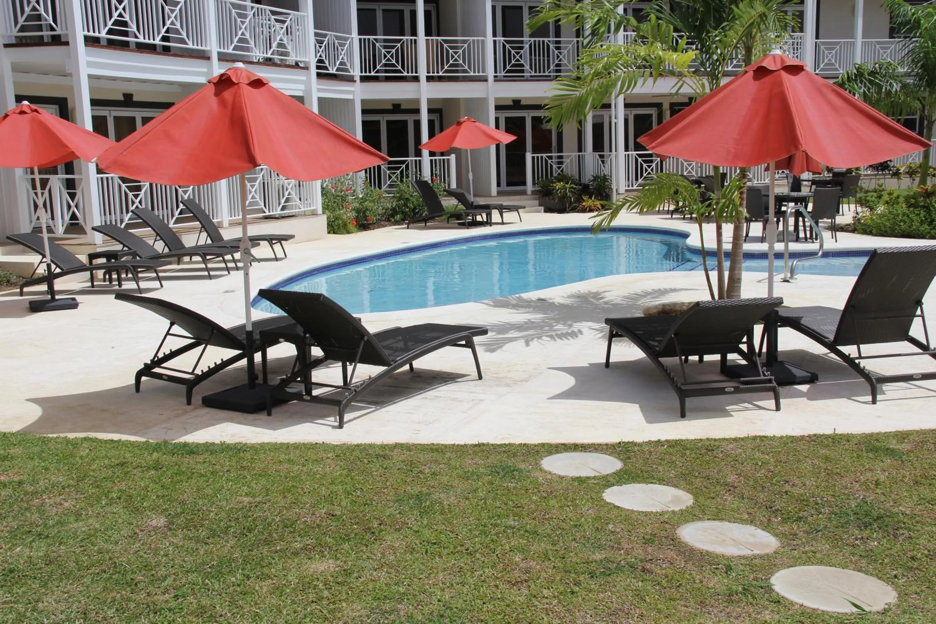 Swimming pool in Lantana Resort Barbados