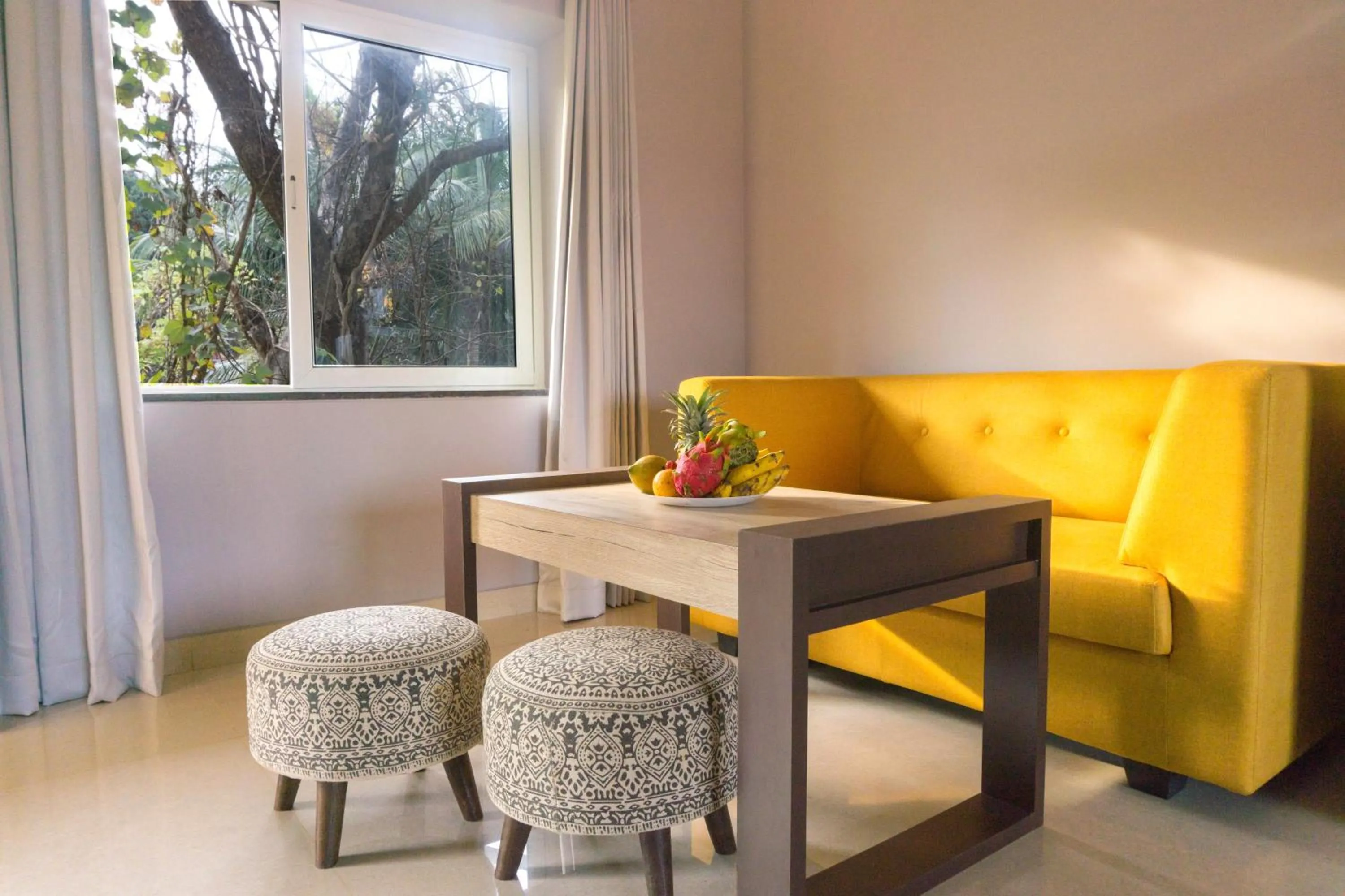 Seating area in Passions de Goa