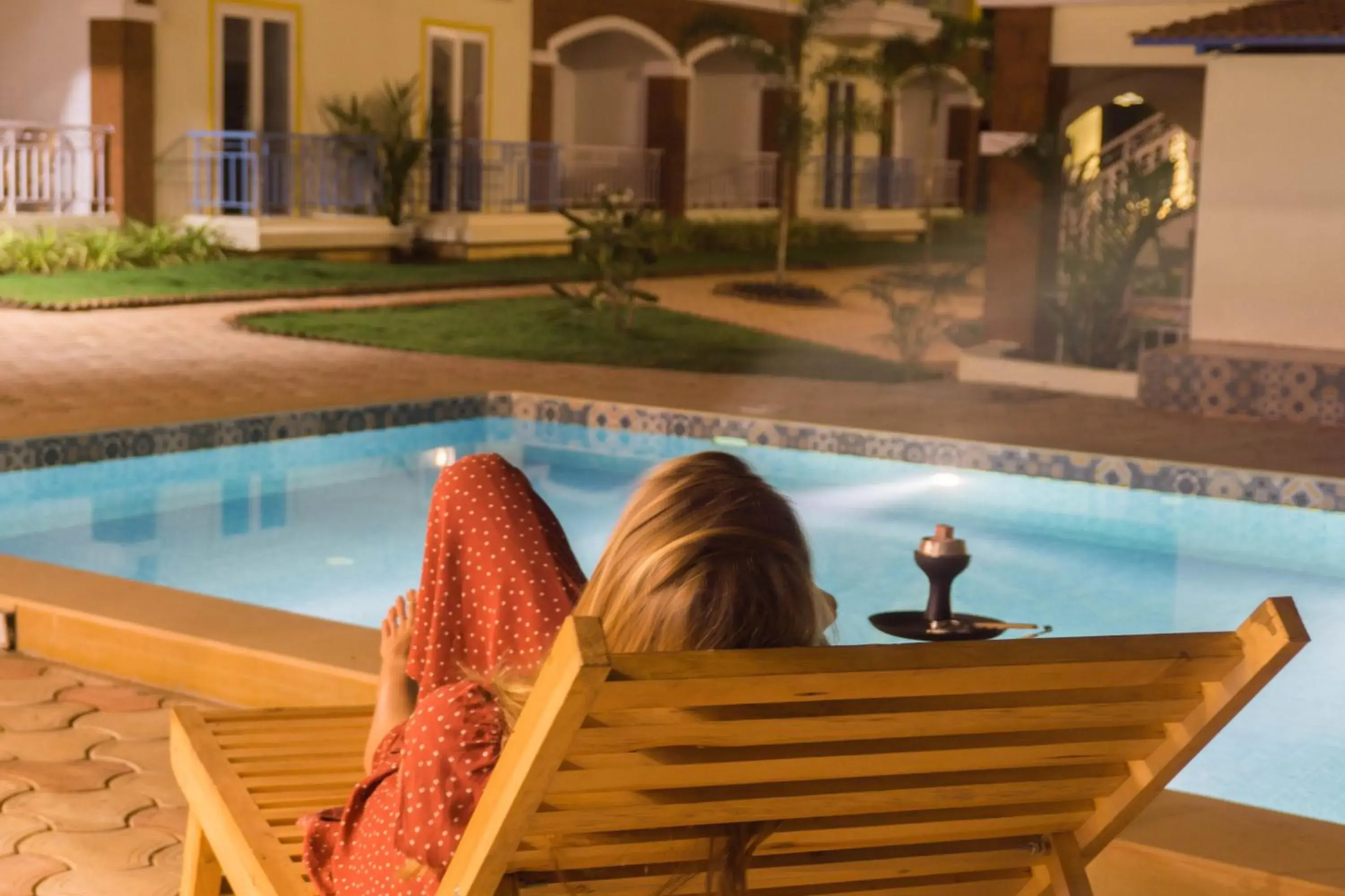 Swimming pool in Passions de Goa Swimming pool in Passions de Goa