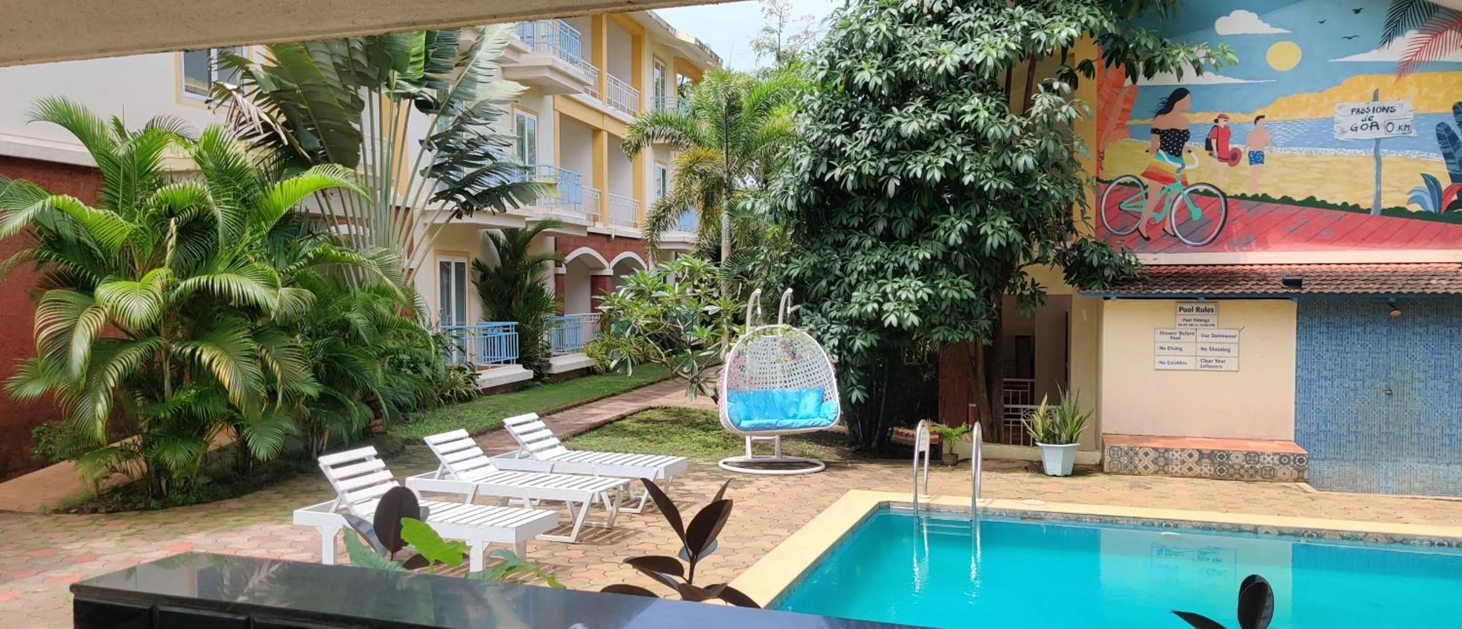 Swimming pool in Passions de Goa