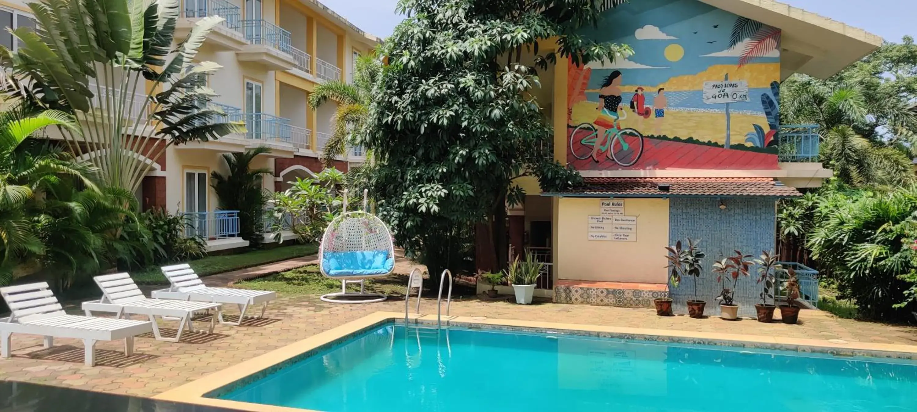 Property building in Passions de Goa Property building in Passions de Goa